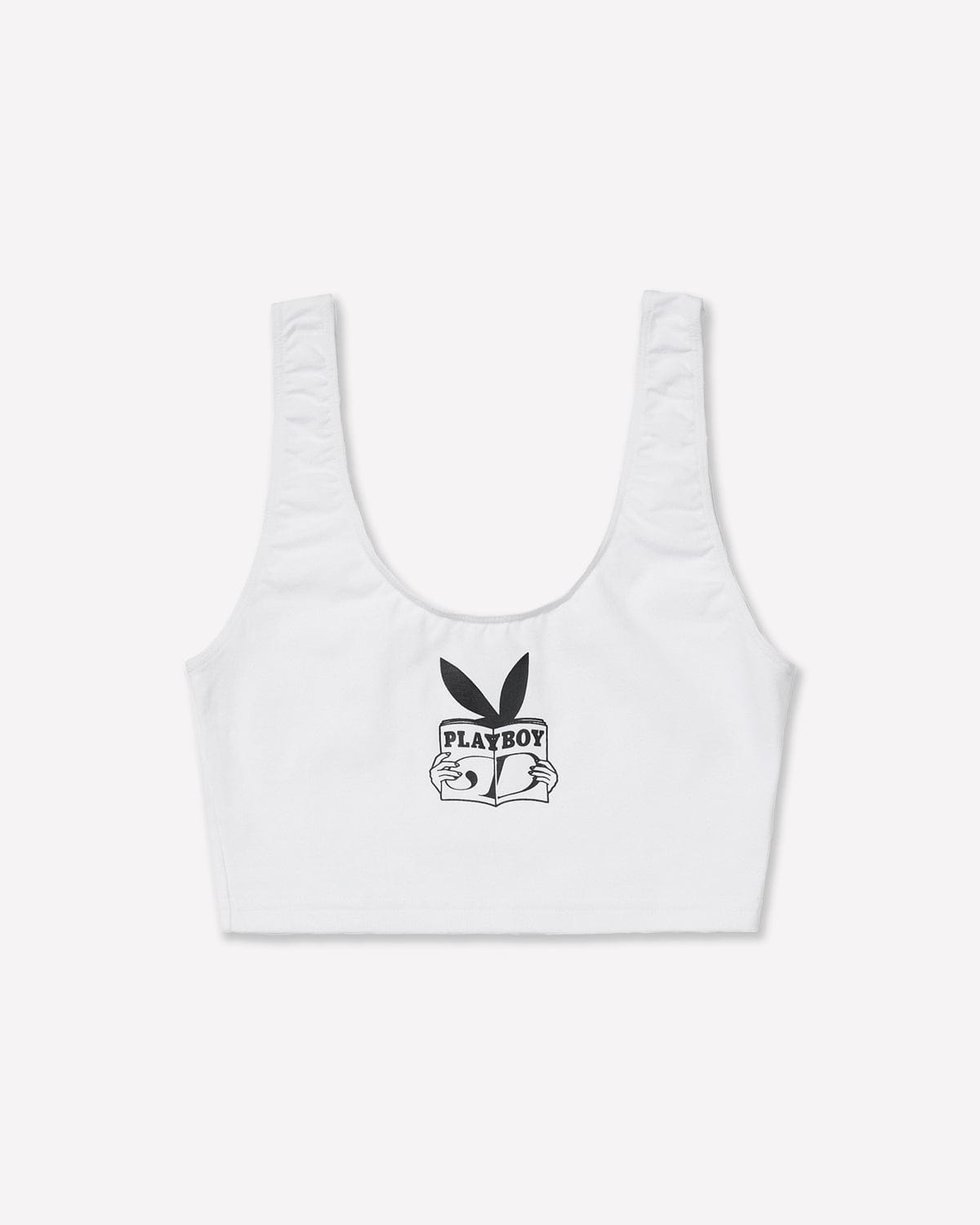 VERT (PLAYBOY X DIMITO) SPANDEX TANK TOP WHITE