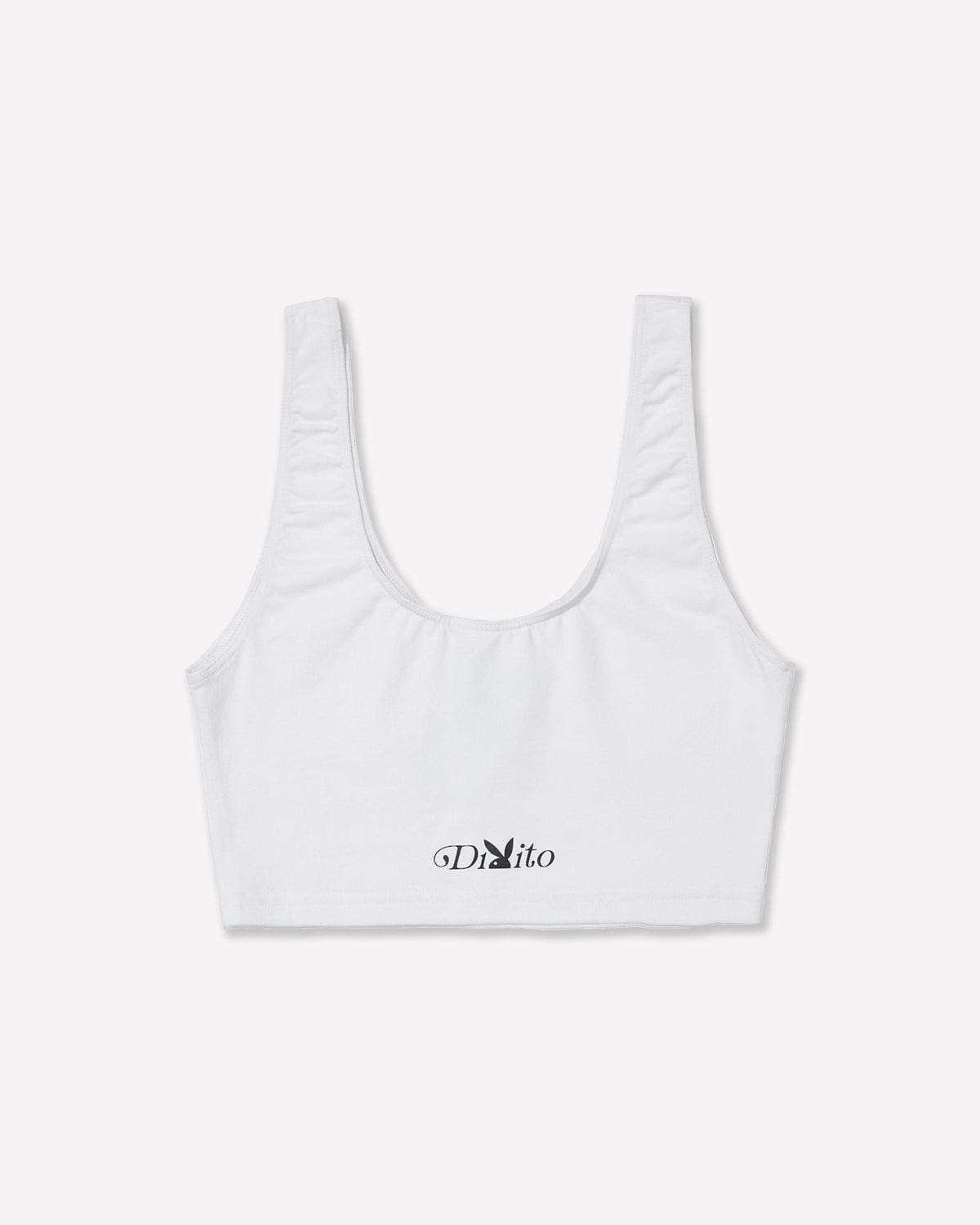 VERT (PLAYBOY X DIMITO) SPANDEX TANK TOP WHITE