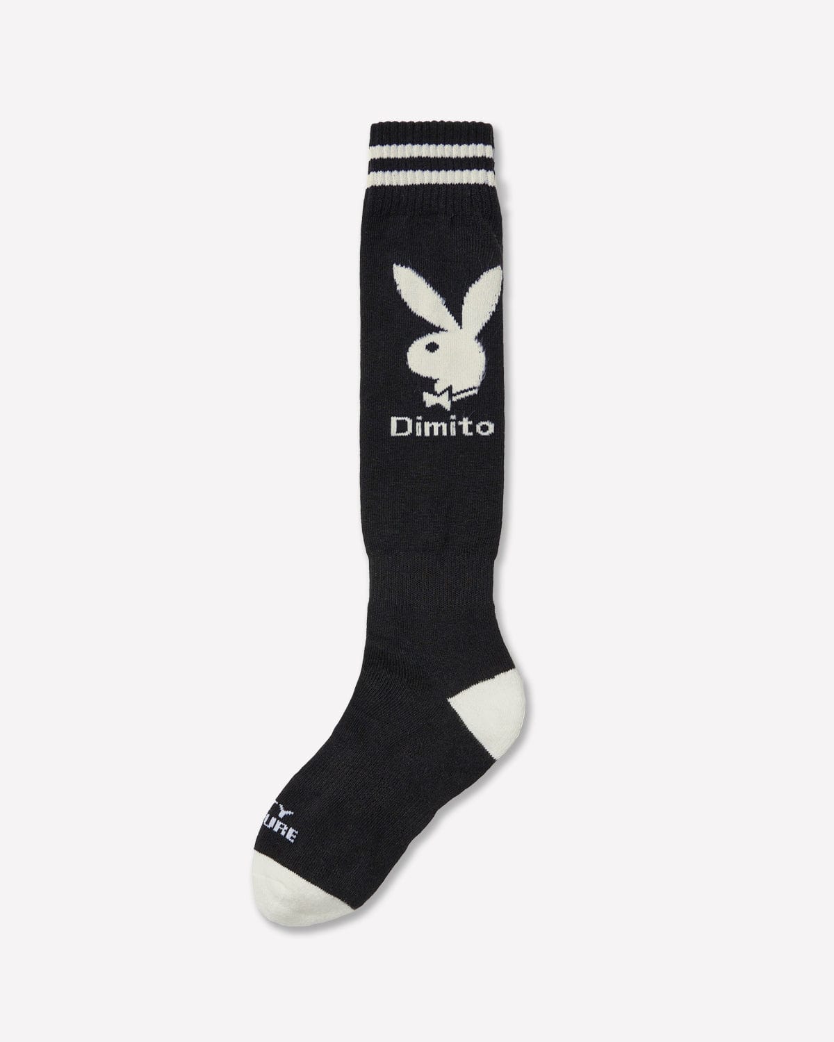 VERT (PLAYBOY X DIMITO) SPORTS SOCKS BLACK