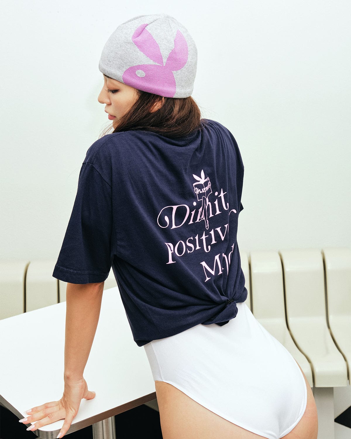 VERT (PLAYBOY X DIMITO) SSV 6.5OZ TEE NAVY