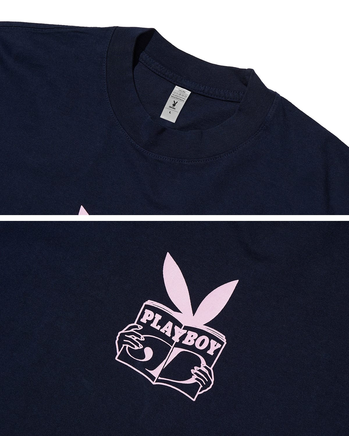 VERT (PLAYBOY X DIMITO) SSV 6.5OZ TEE NAVY