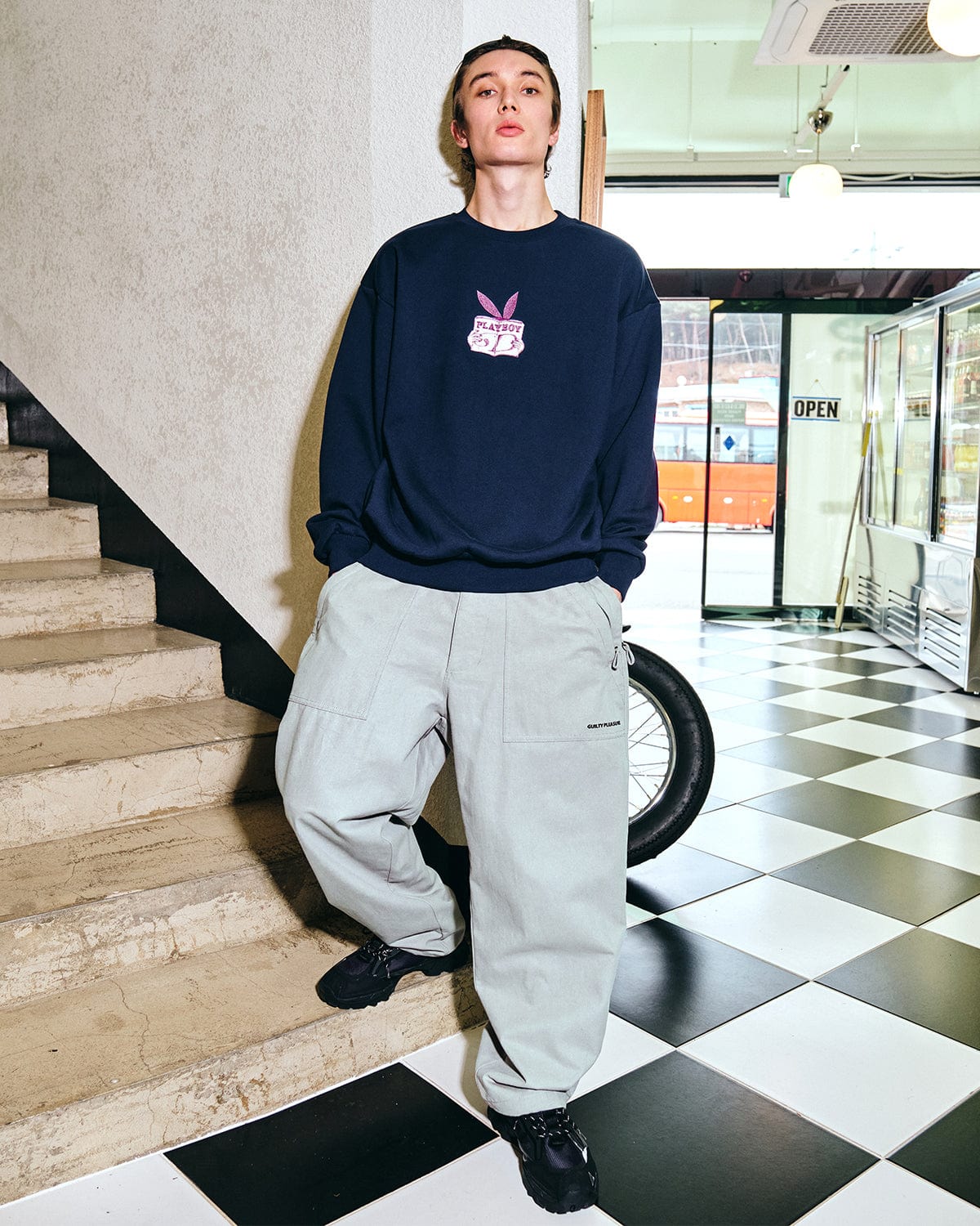 VERT (PLAYBOY X DIMITO) STORM PANTS SLATE GREY