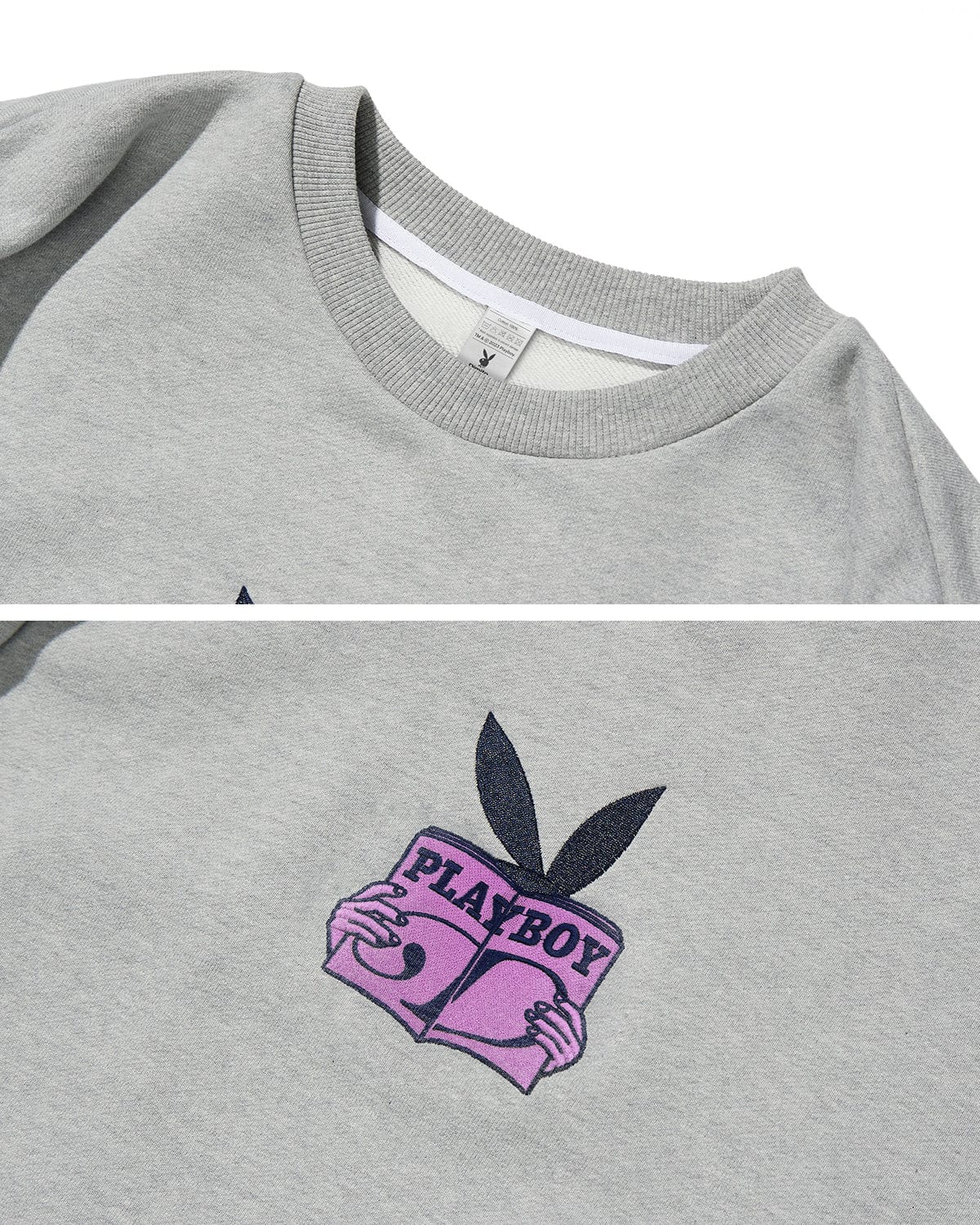 VERT (PLAYBOY X DIMITO) SWEATSHIRTS HEATHER GREY