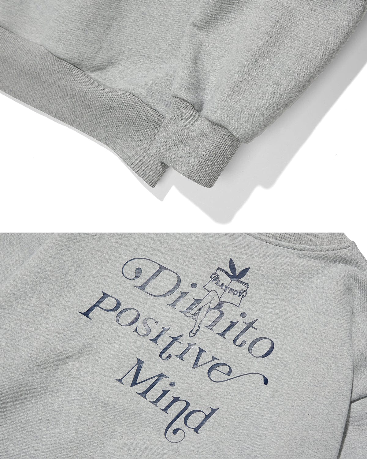 VERT (PLAYBOY X DIMITO) SWEATSHIRTS HEATHER GREY