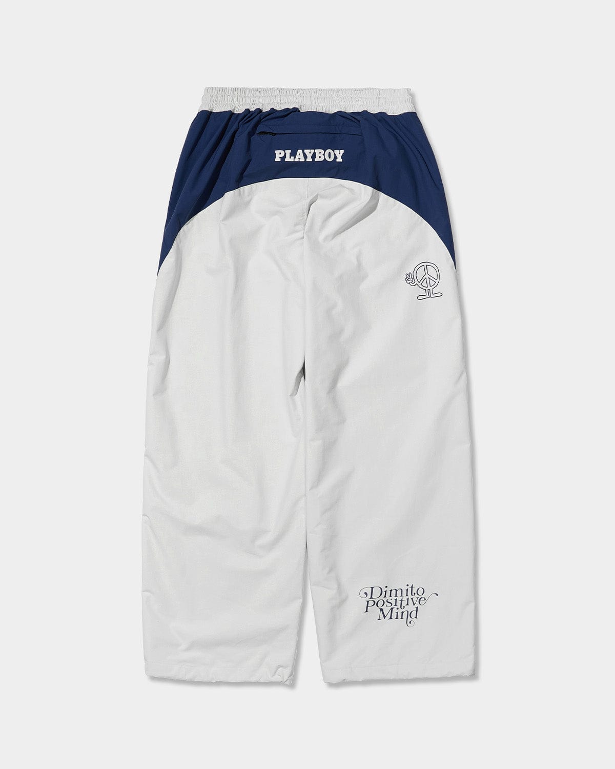 VERT (PLAYBOY X DIMITO) TEAM PANTS OFF WHITE (Semi Wide Fit)