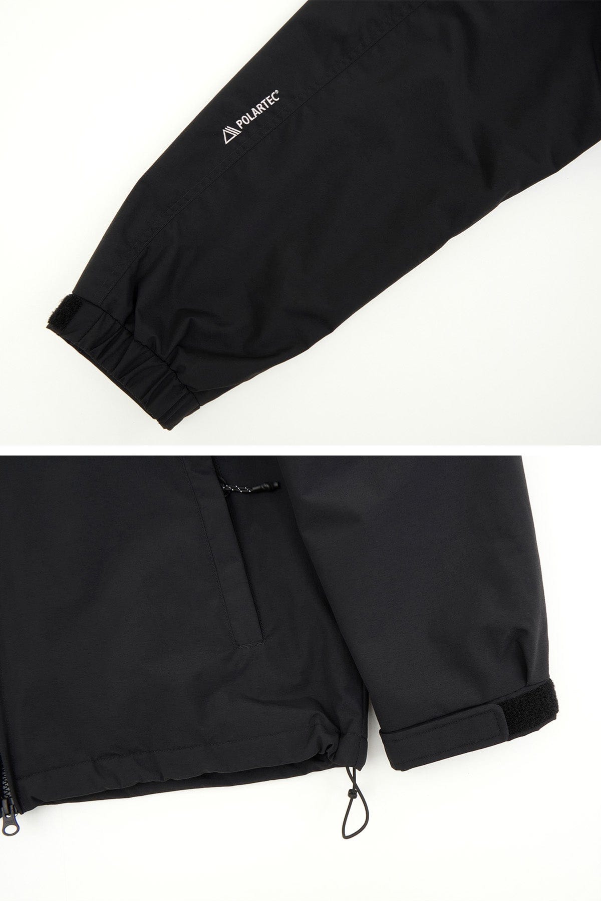 VERT POLARTEC CREW JACKET BLACK