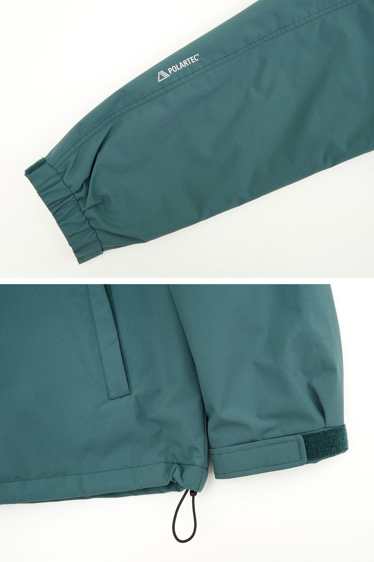 VERT POLARTEC CREW JACKET TEAL GREEN