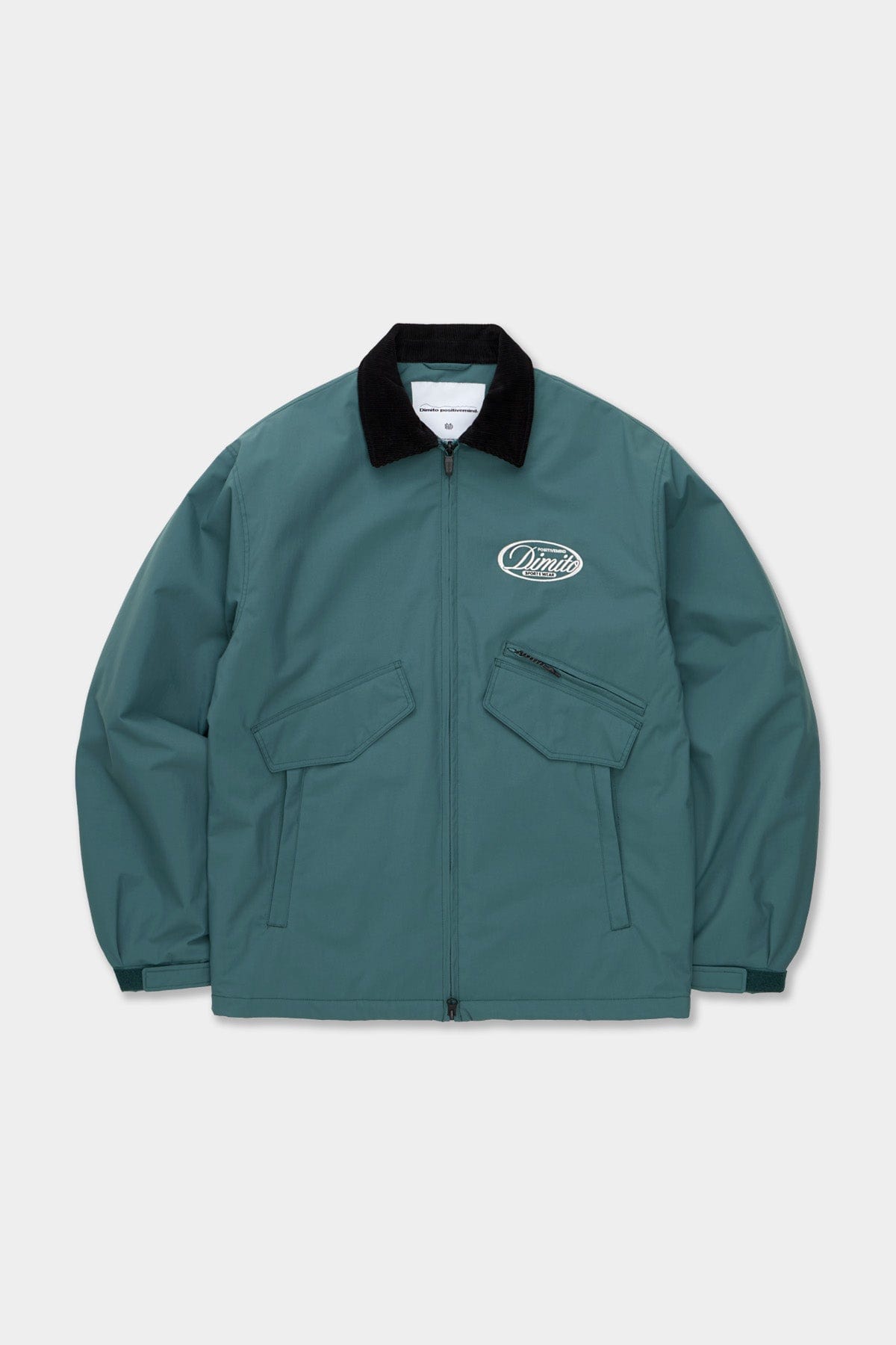 VERT POLARTEC CREW JACKET TEAL GREEN