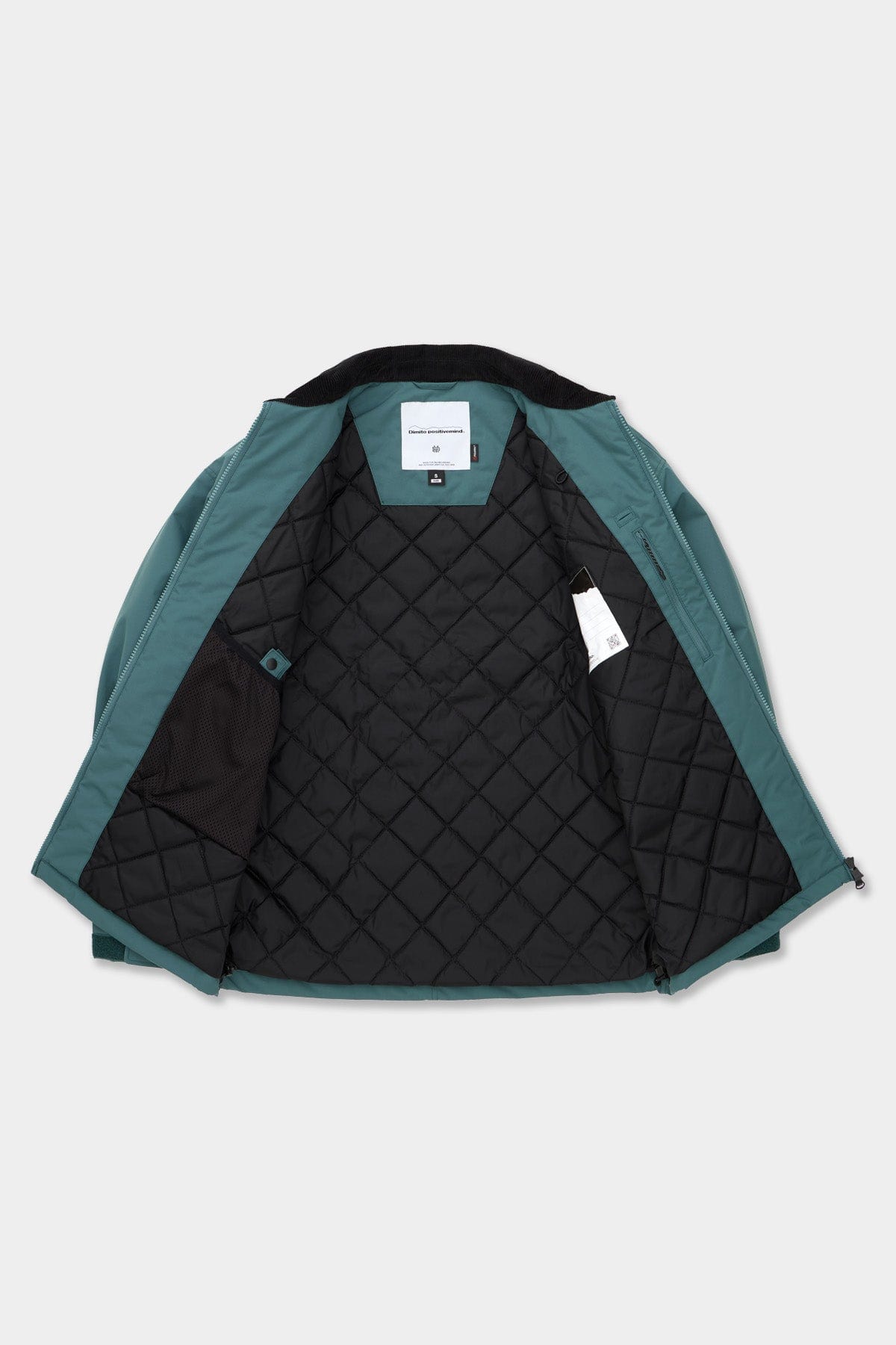 VERT POLARTEC CREW JACKET TEAL GREEN