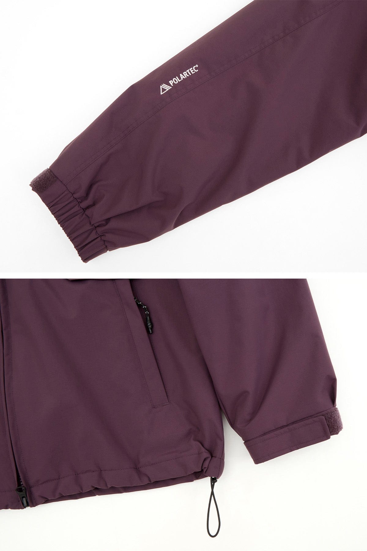 VERT POLARTEC CREW JACKET WINE