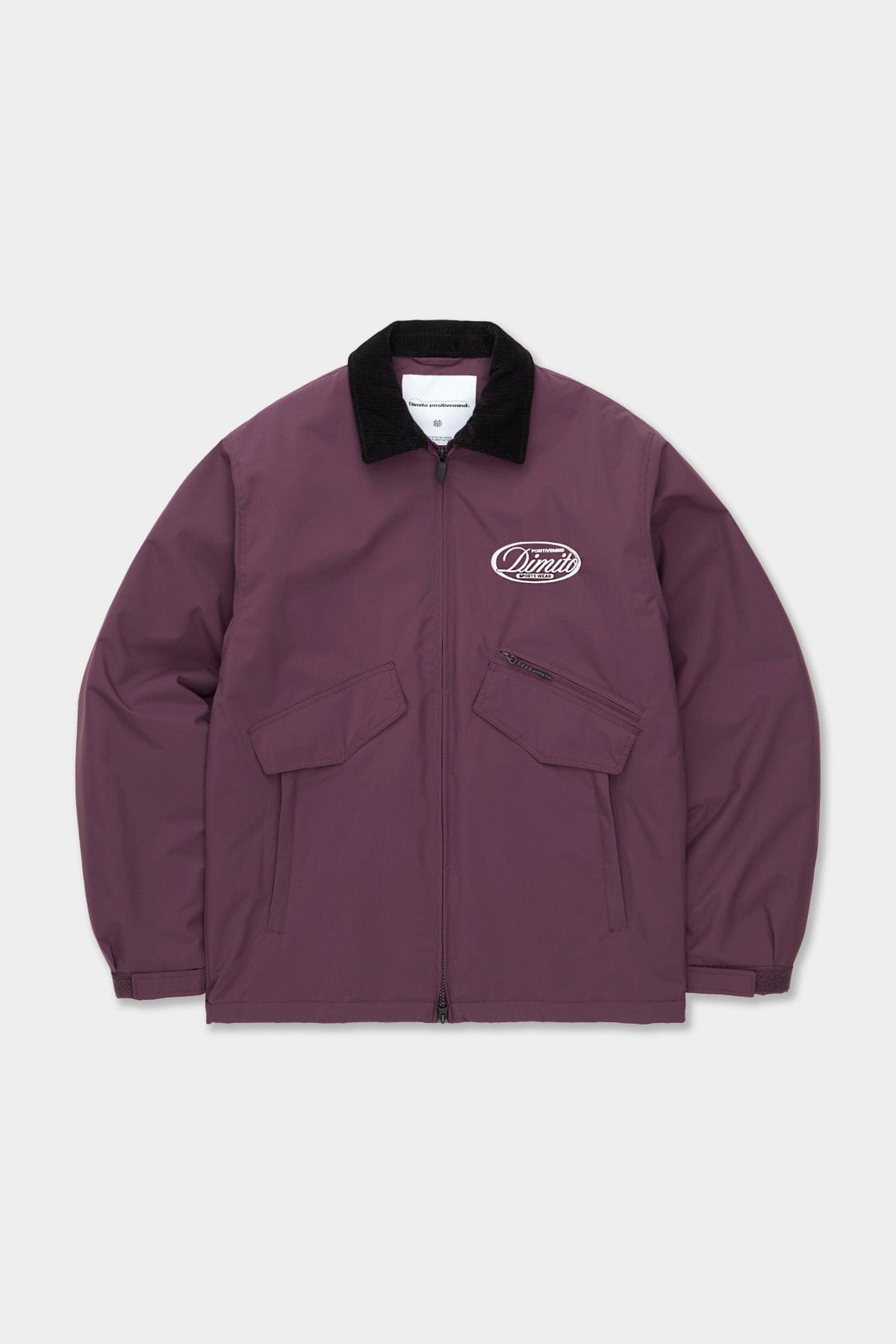 VERT POLARTEC CREW JACKET WINE