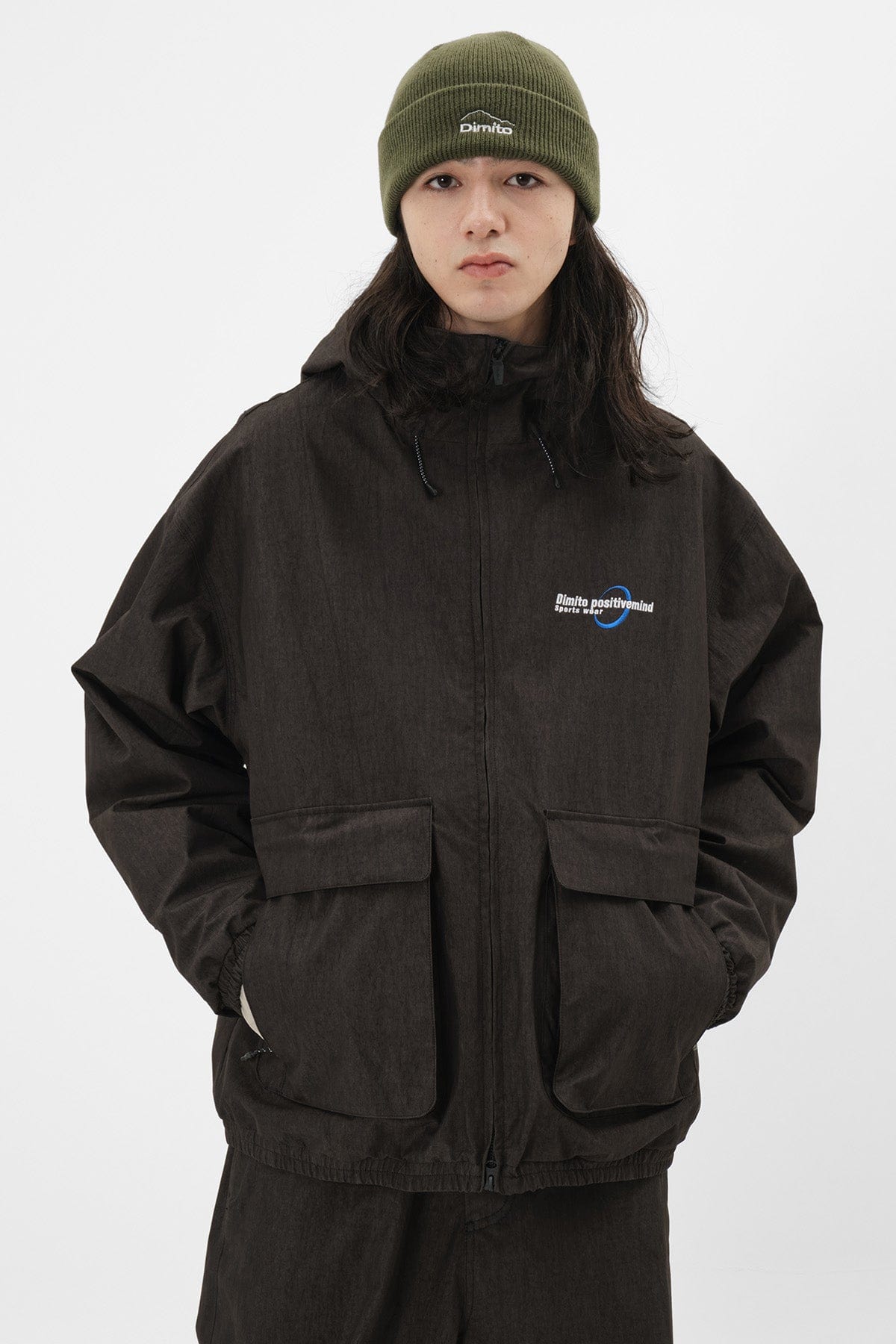 VERT POLARTEC FADE JACKET FADE BLACK