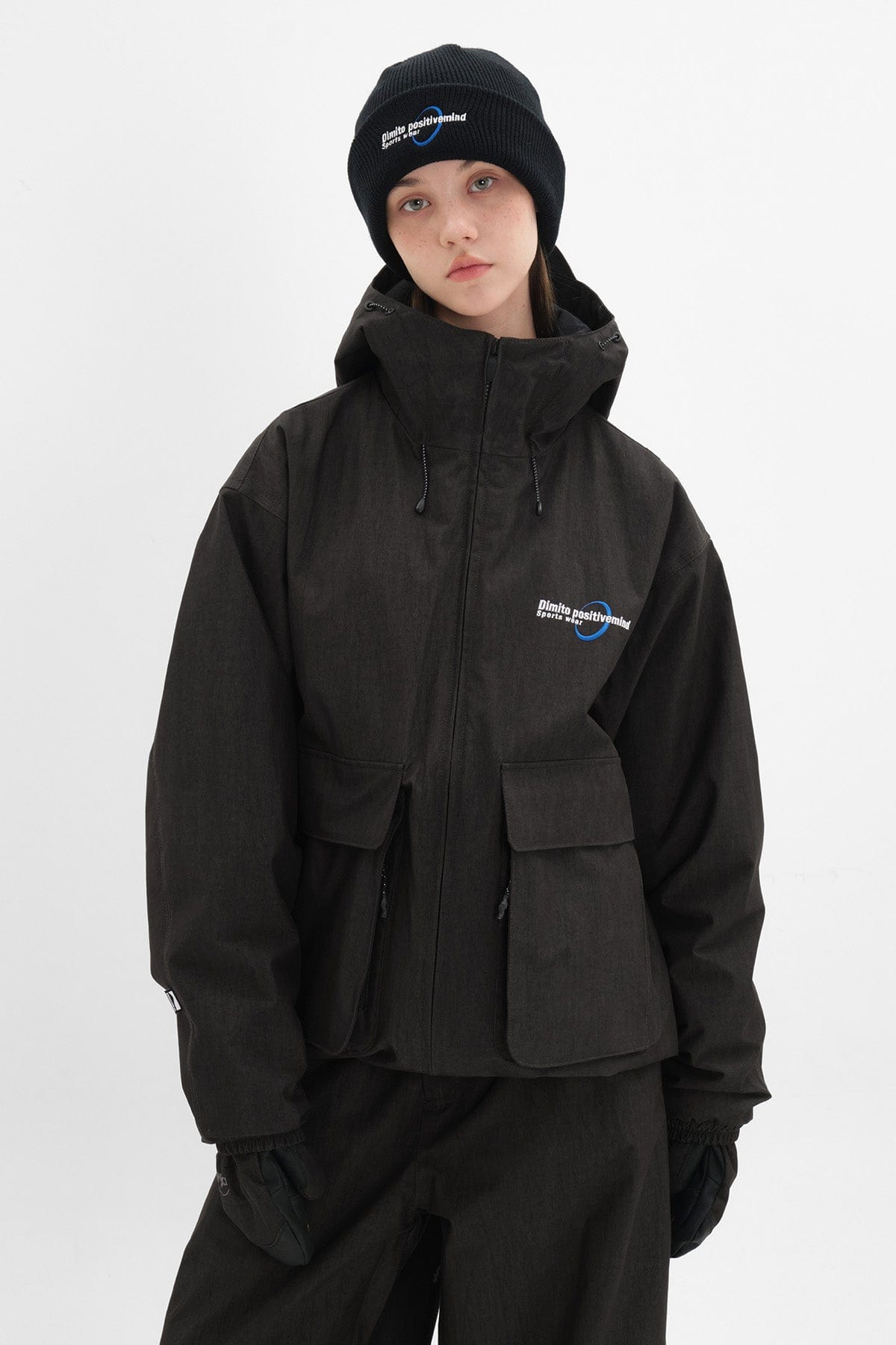 VERT POLARTEC FADE JACKET FADE BLACK