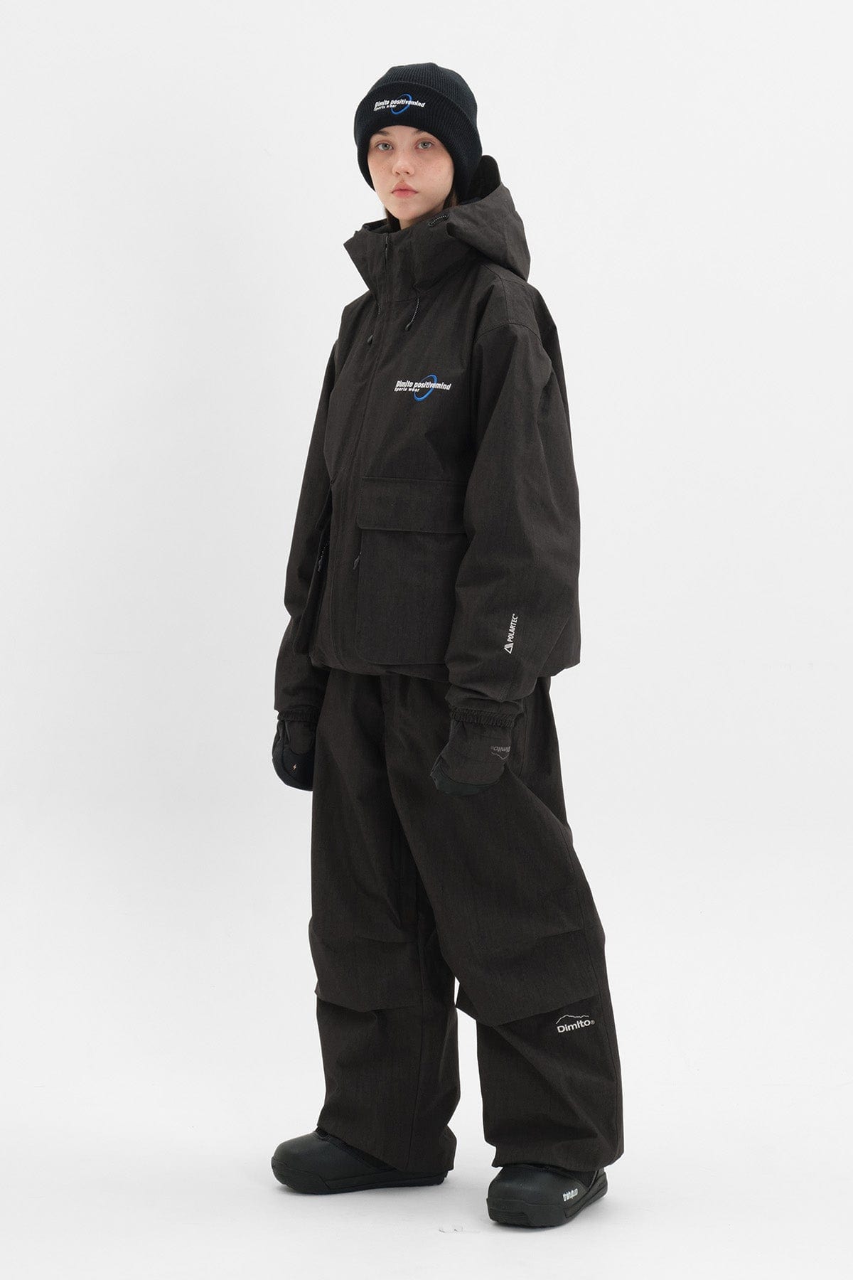 VERT POLARTEC FADE JACKET FADE BLACK