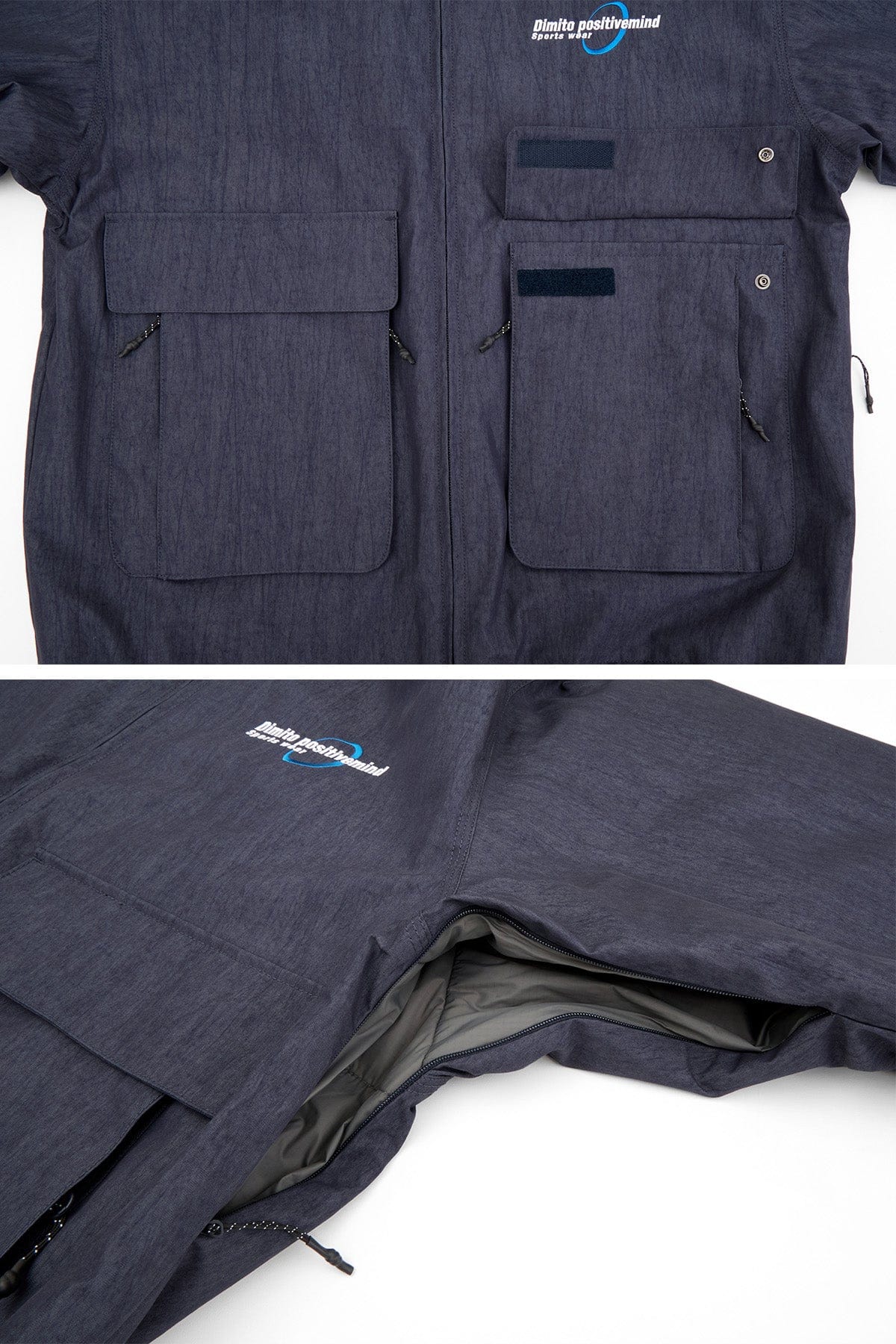 VERT POLARTEC FADE JACKET FADE INDIGO