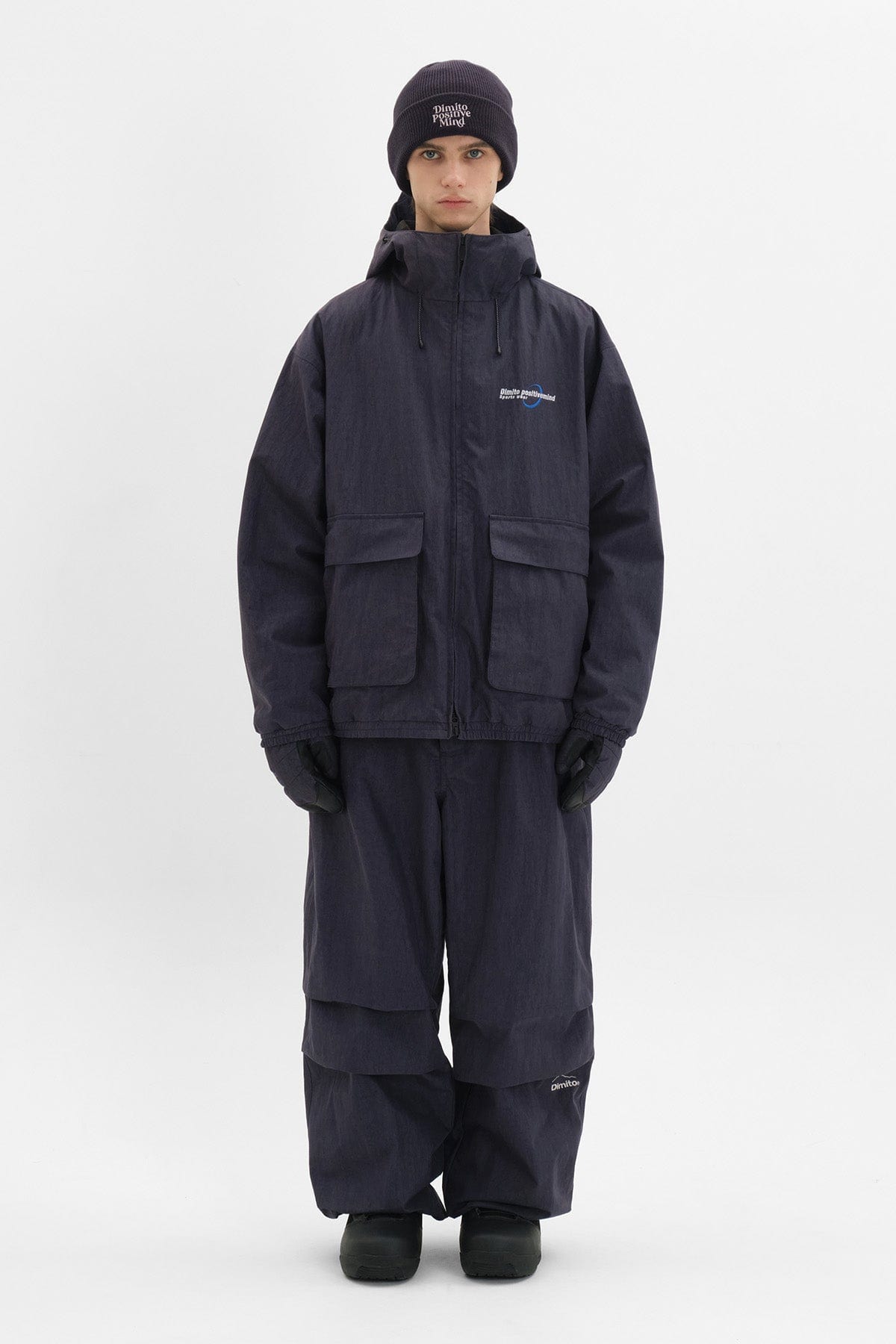 VERT POLARTEC FADE JACKET FADE INDIGO