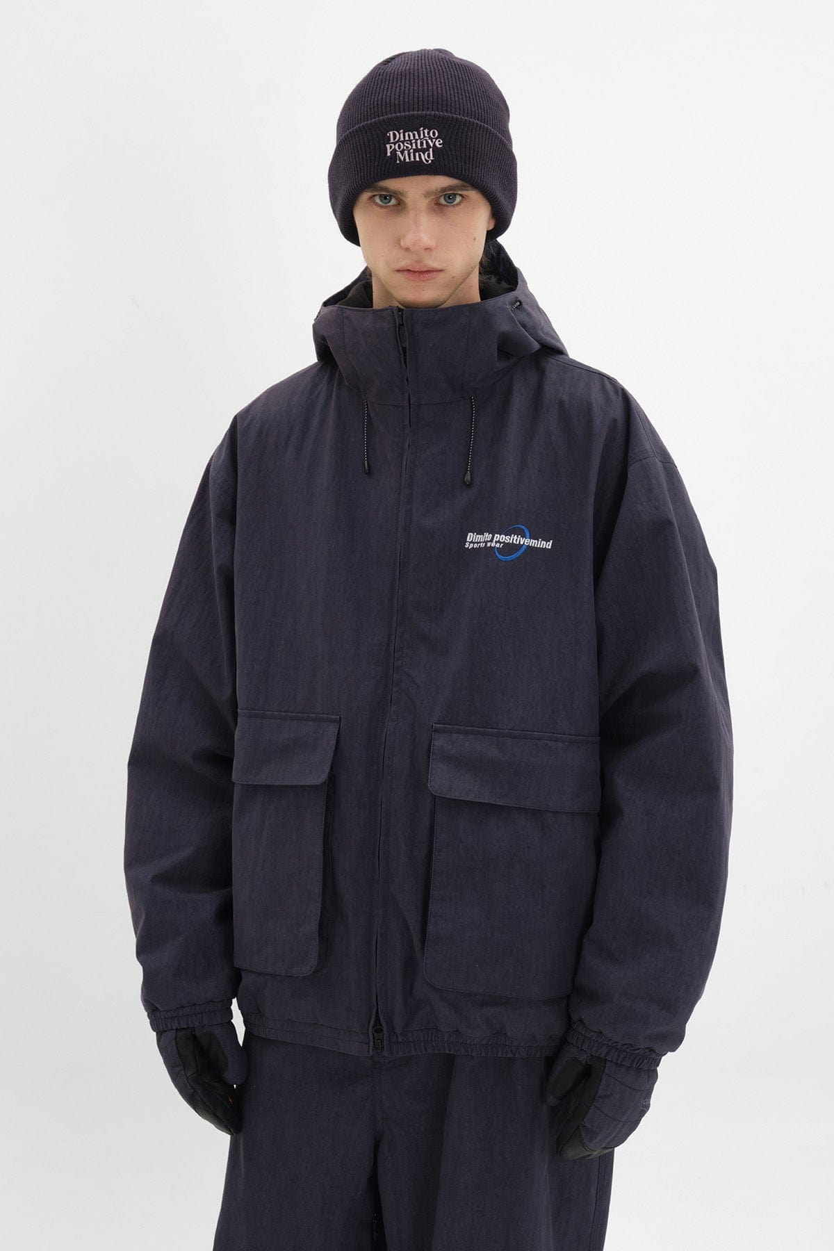 VERT POLARTEC FADE JACKET FADE INDIGO