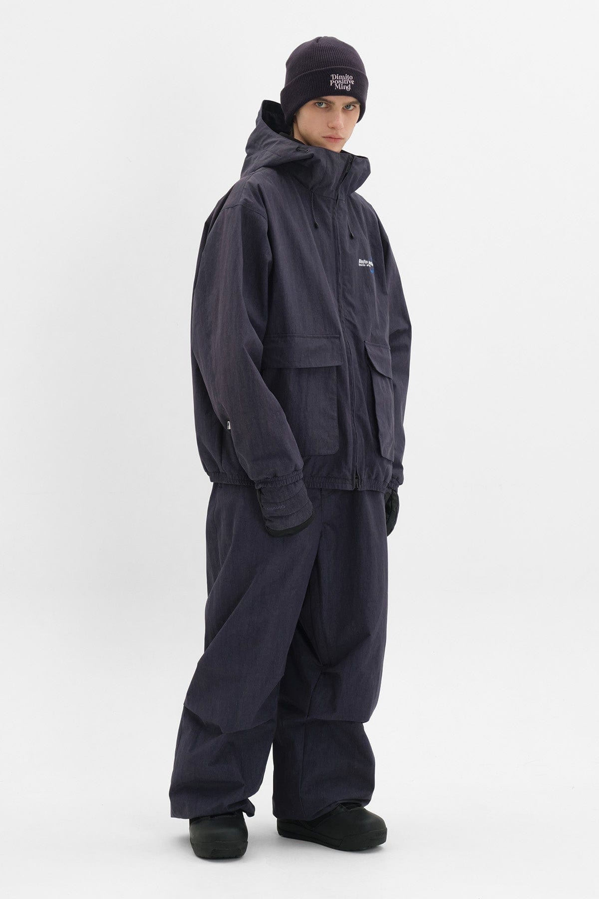 VERT POLARTEC FADE JACKET FADE INDIGO