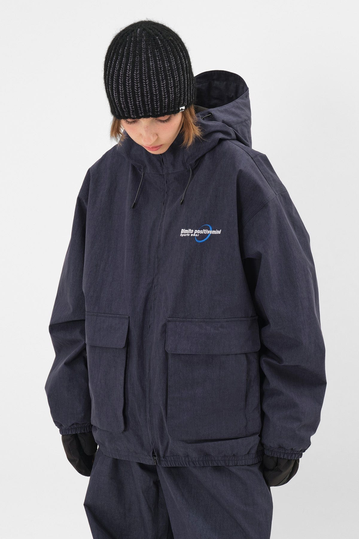 VERT POLARTEC FADE JACKET FADE INDIGO