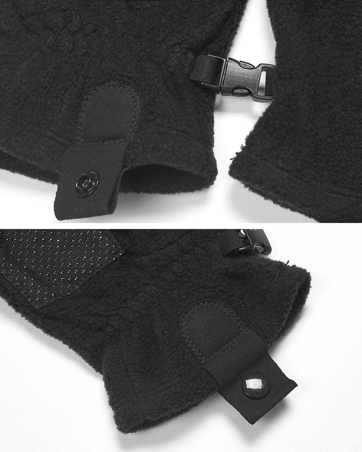 VERT POLARTEC FLEECE GLOVES BLACK