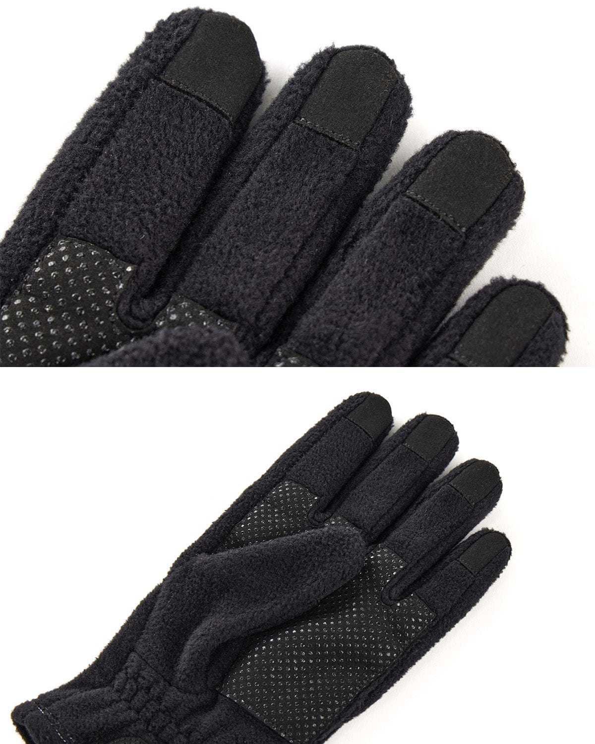 VERT POLARTEC (PLAYBOY DIMITO) FLEECE GLOVES BLACK