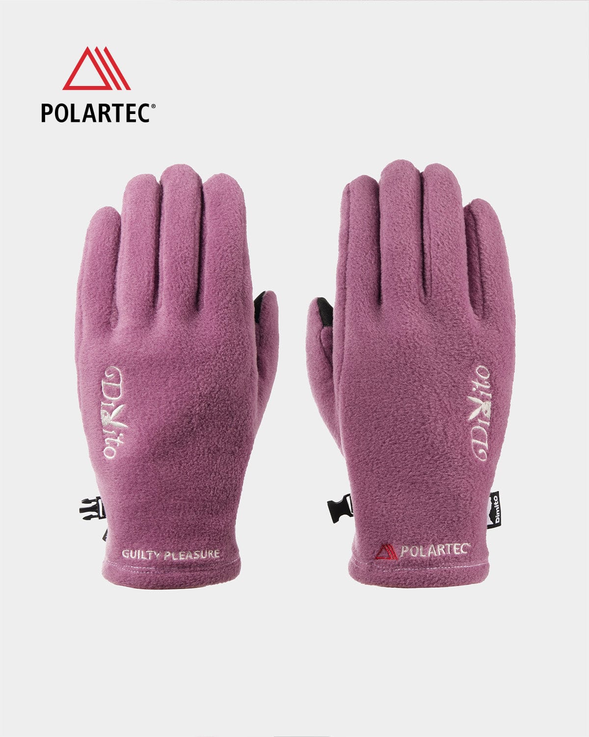 VERT POLARTEC (PLAYBOY DIMITO) FLEECE GLOVES PURPLE ASH