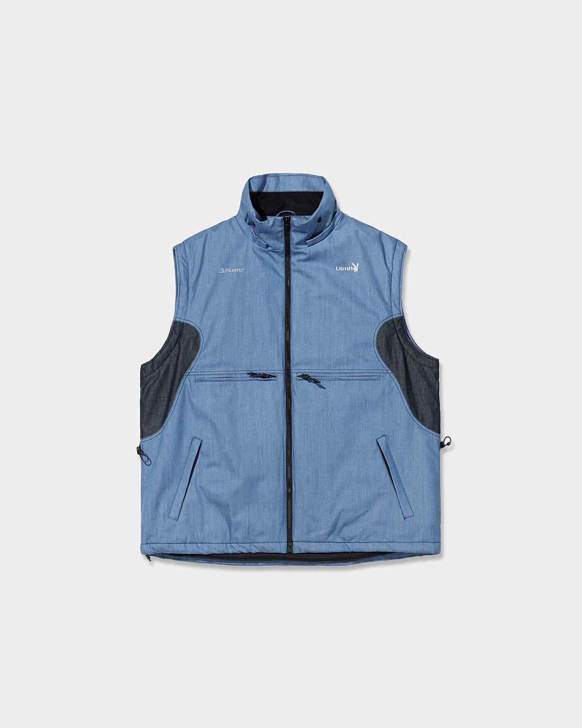 VERT POLARTEC (PLAYBOY X DIMITO) DETACHABLE JACKET BLUE DENIM