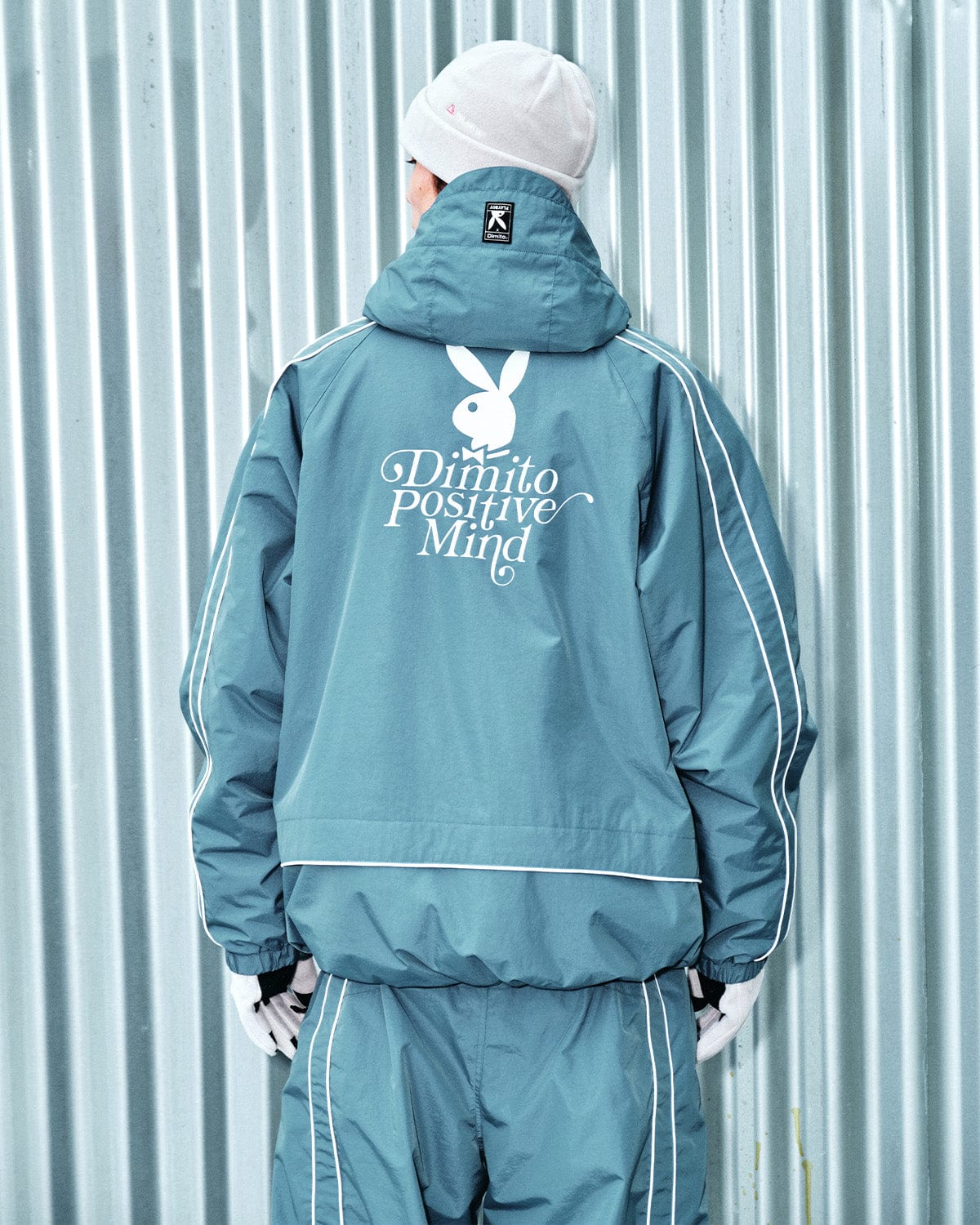 VERT POLARTEC (PLAYBOY X DIMITO) DL JACKET DARK TEAL