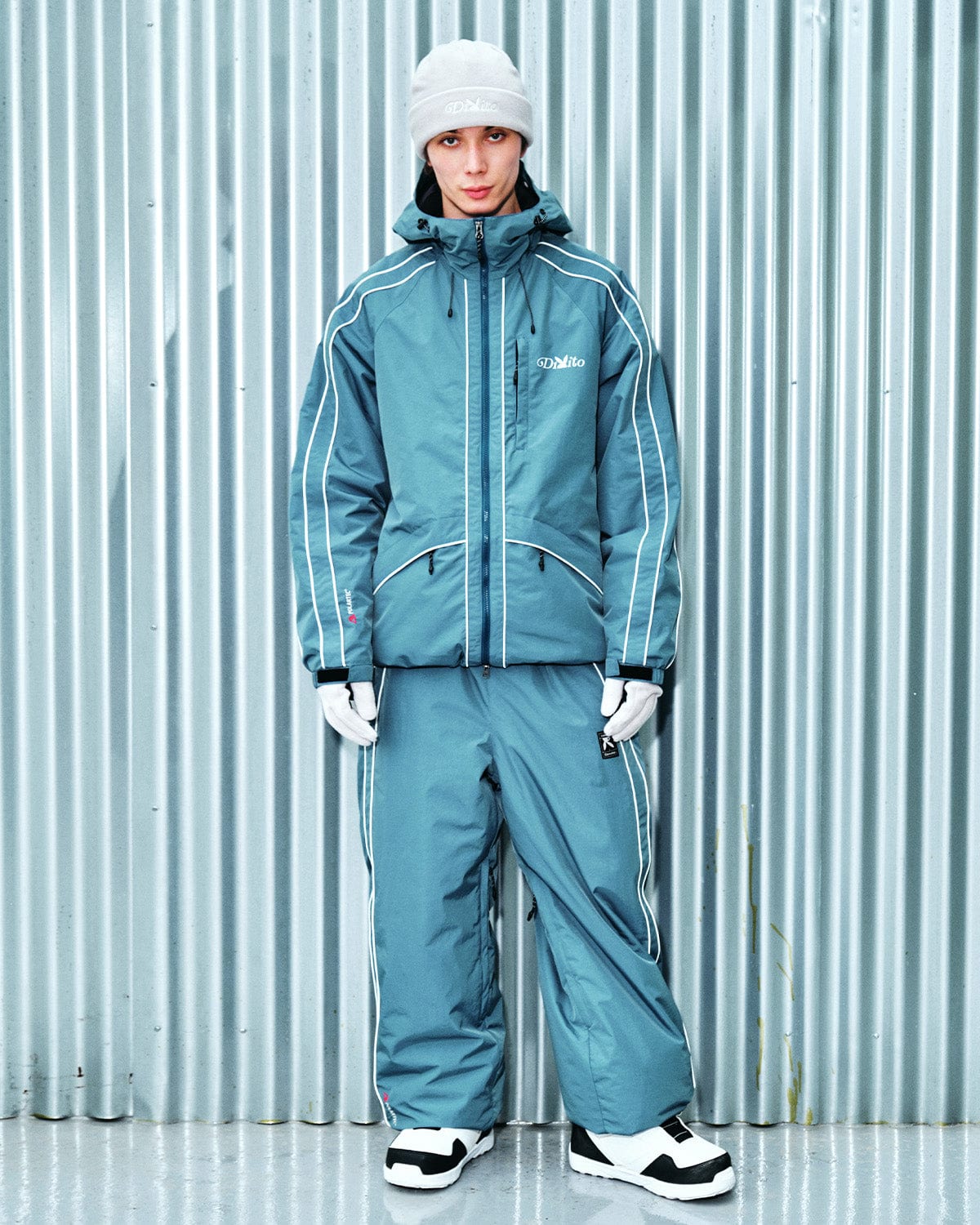 VERT POLARTEC (PLAYBOY X DIMITO) DL JACKET DARK TEAL