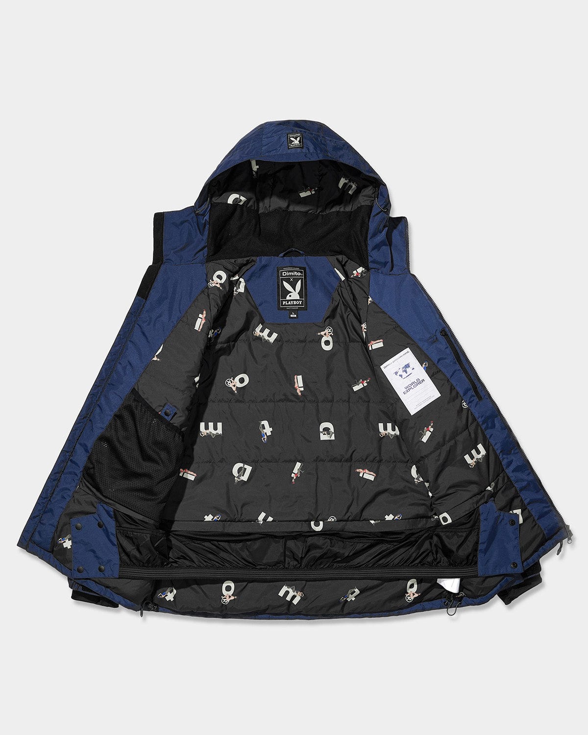 VERT POLARTEC (PLAYBOY X DIMITO) DL JACKET NAVY