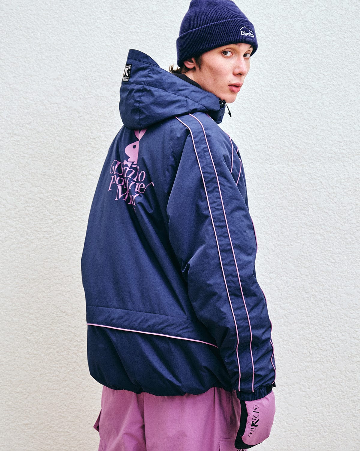 VERT POLARTEC (PLAYBOY X DIMITO) DL JACKET NAVY