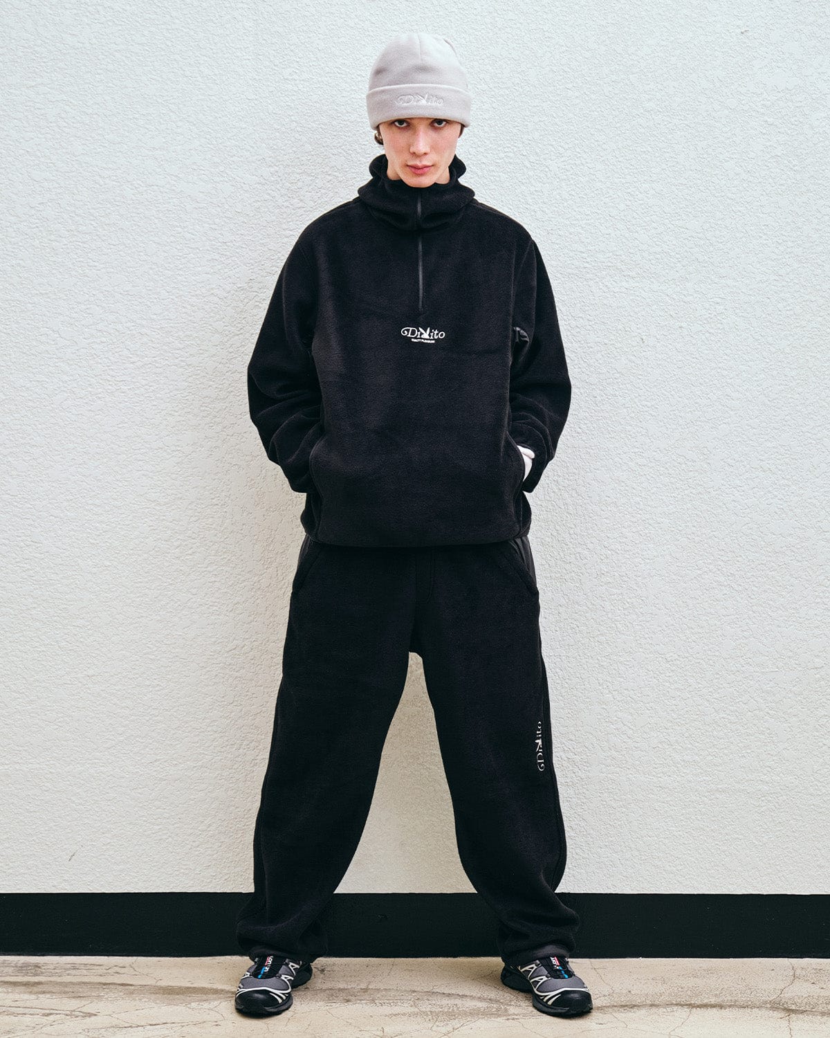 VERT POLARTEC (PLAYBOY X DIMITO) FLEECE PANTS BLACK