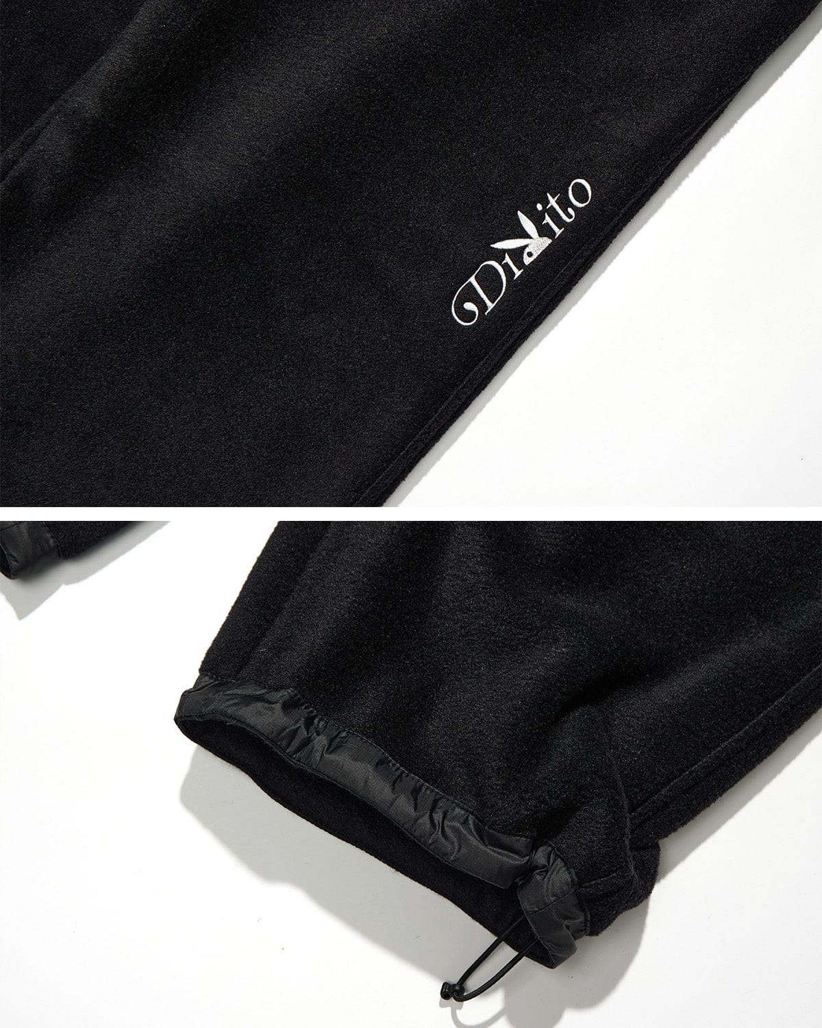 VERT POLARTEC (PLAYBOY X DIMITO) FLEECE PANTS BLACK