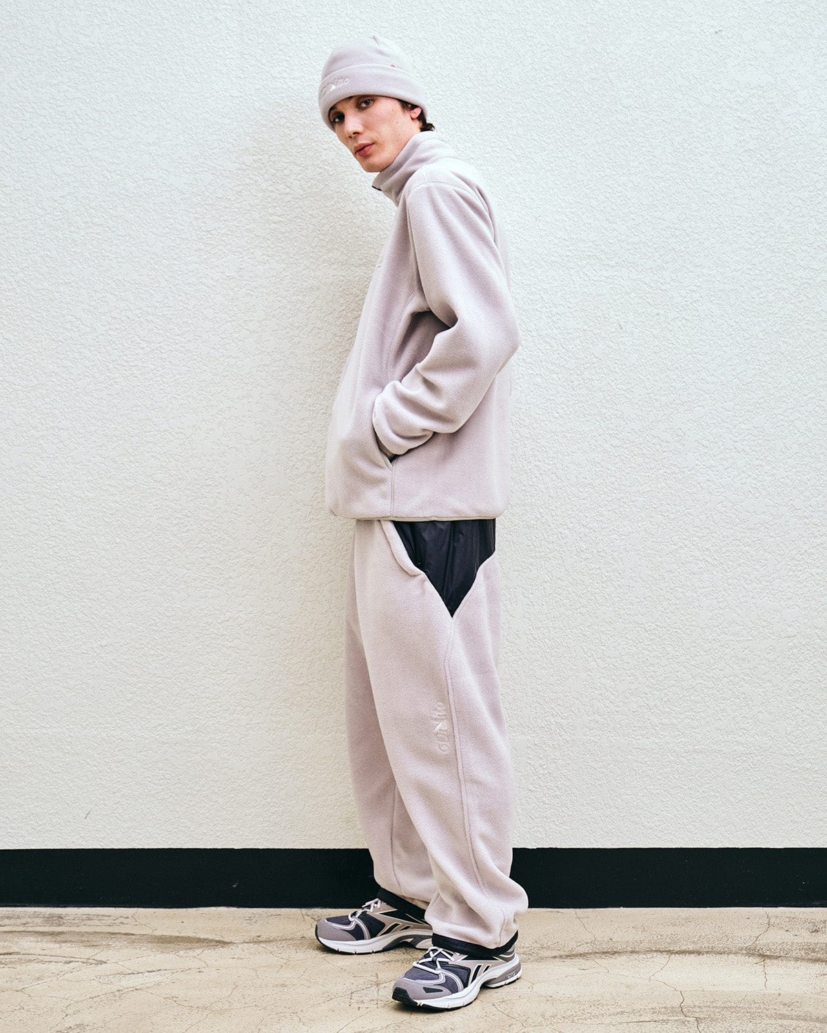 VERT POLARTEC (PLAYBOY X DIMITO) FLEECE PANTS OATMEAL