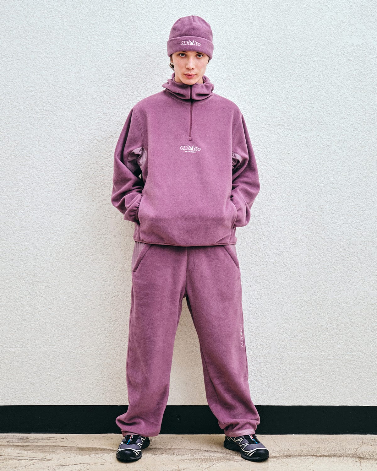 VERT POLARTEC (PLAYBOY X DIMITO) FLEECE PANTS PURPLE ASH