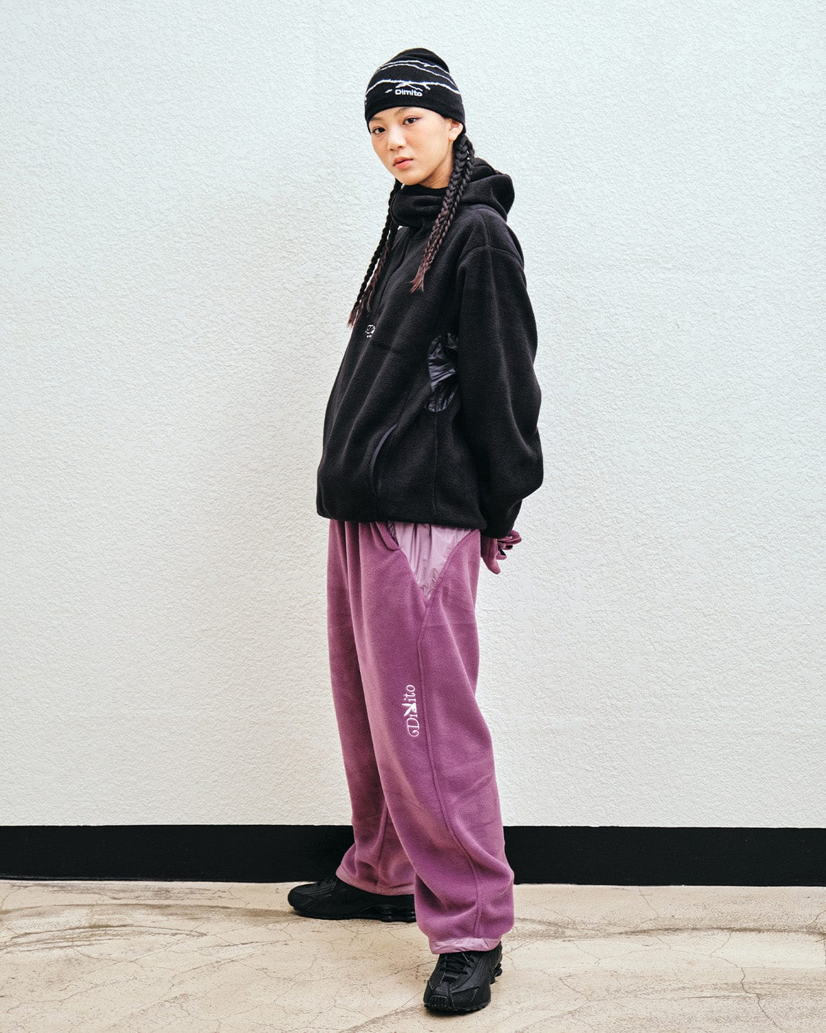 VERT POLARTEC (PLAYBOY X DIMITO) FLEECE PANTS PURPLE ASH