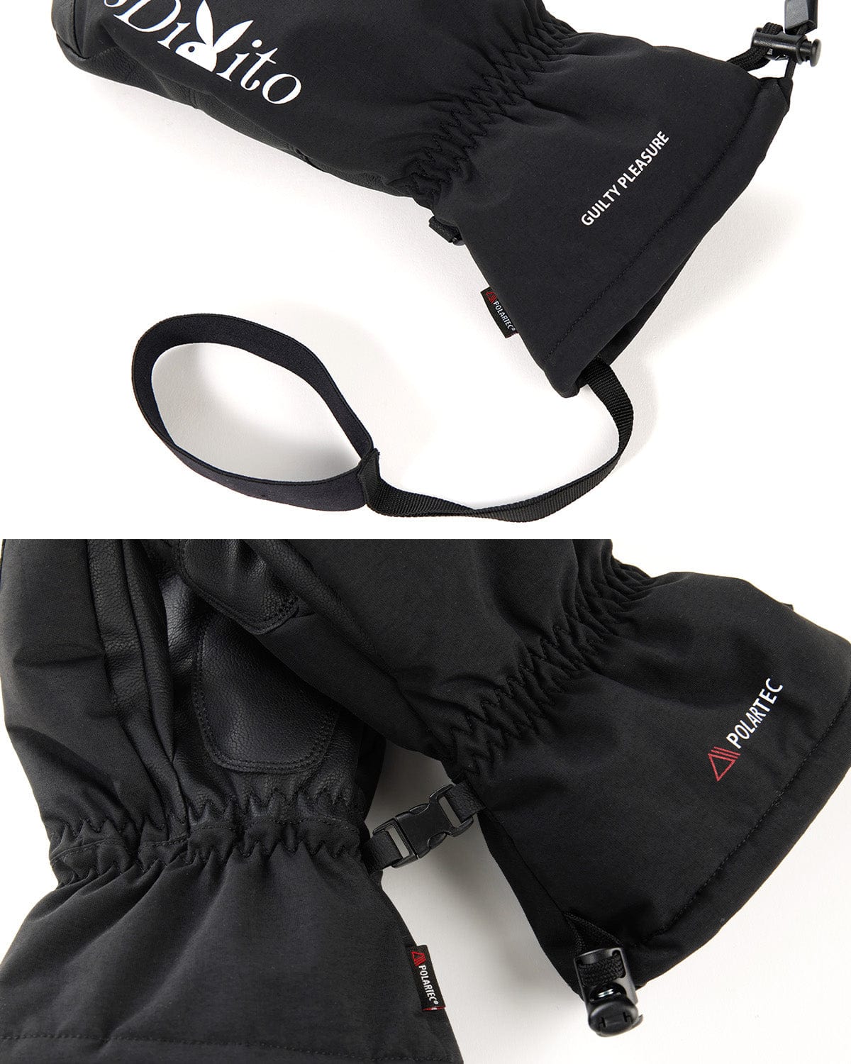 VERT POLARTEC (PLAYBOY X DIMITO) MITTEN BLACK