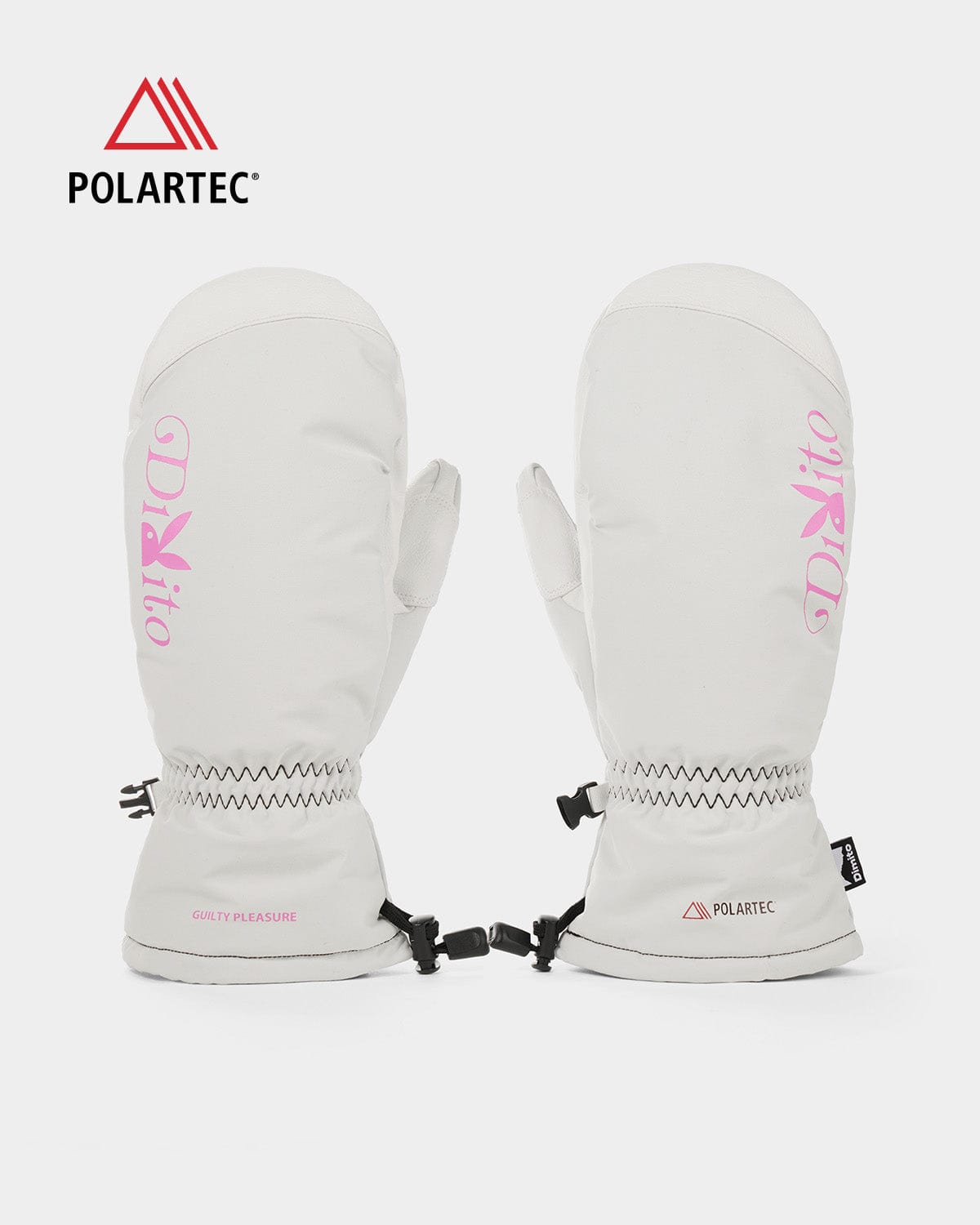 VERT POLARTEC (PLAYBOY X DIMITO) MITTEN WHITE