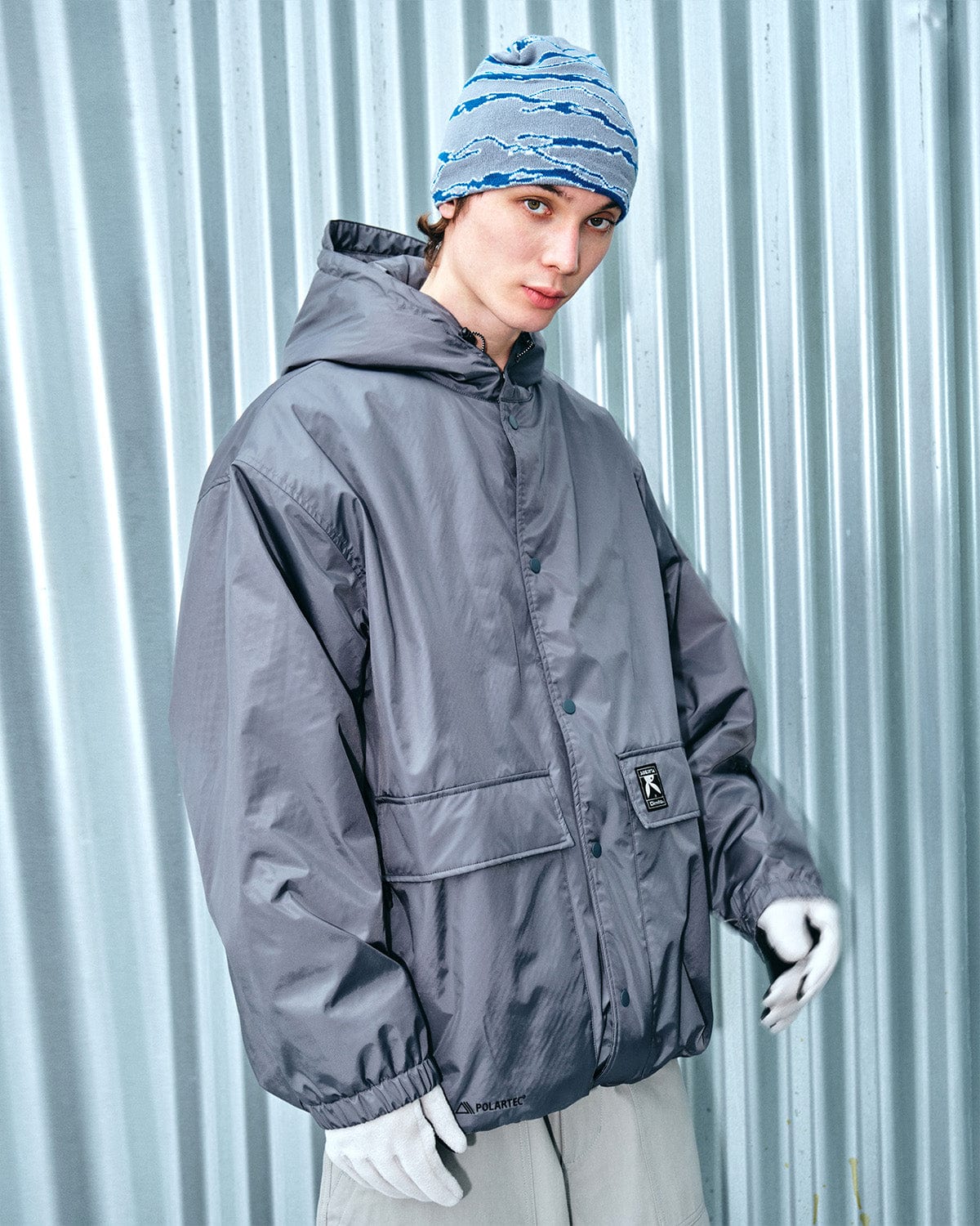 VERT POLARTEC (PLAYBOY X DIMITO) STORM JACKET CHARCOAL