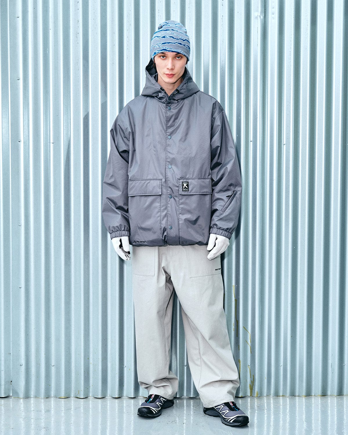 VERT POLARTEC (PLAYBOY X DIMITO) STORM JACKET CHARCOAL