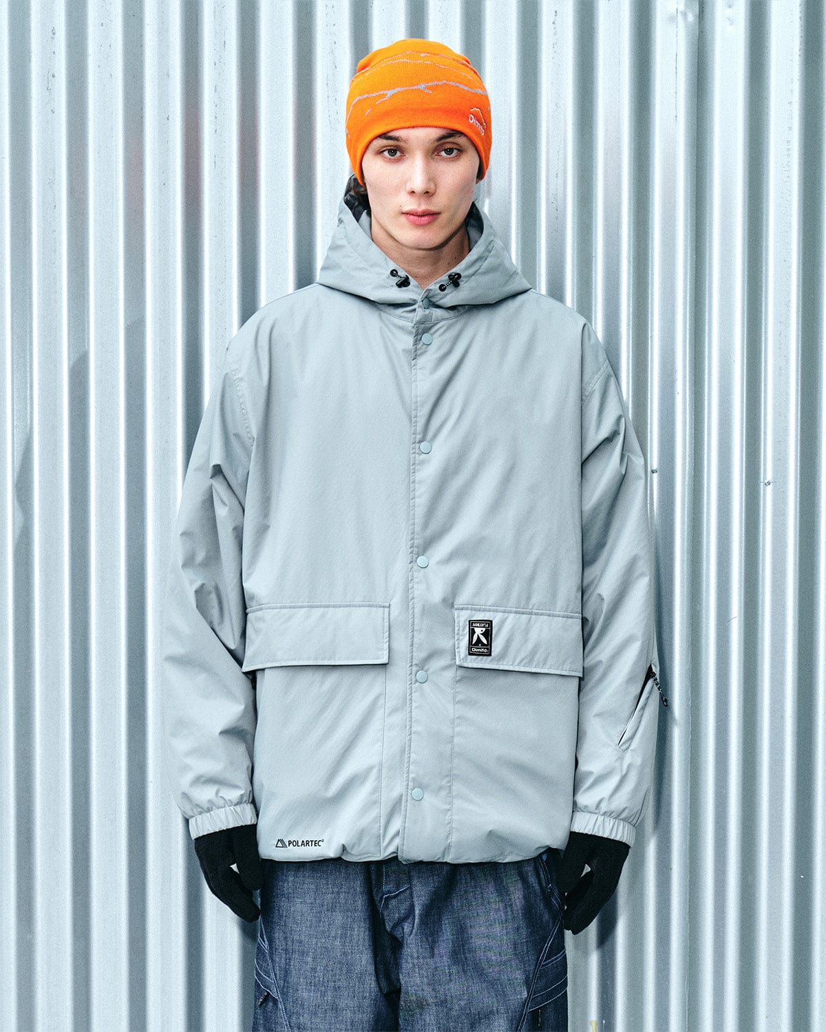 VERT POLARTEC (PLAYBOY X DIMITO) STORM JACKET SLATE GREY