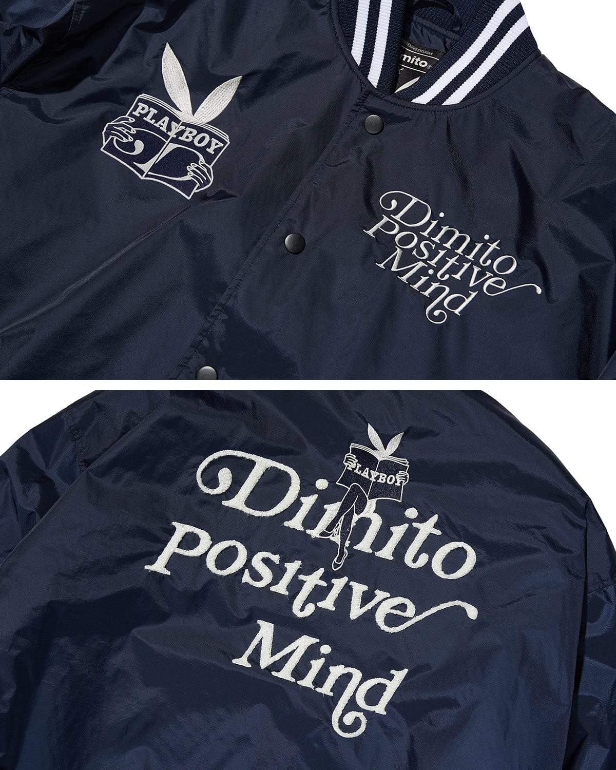 VERT POLARTEC (PLAYBOY X DIMITO) TEAM JACKET NAVY