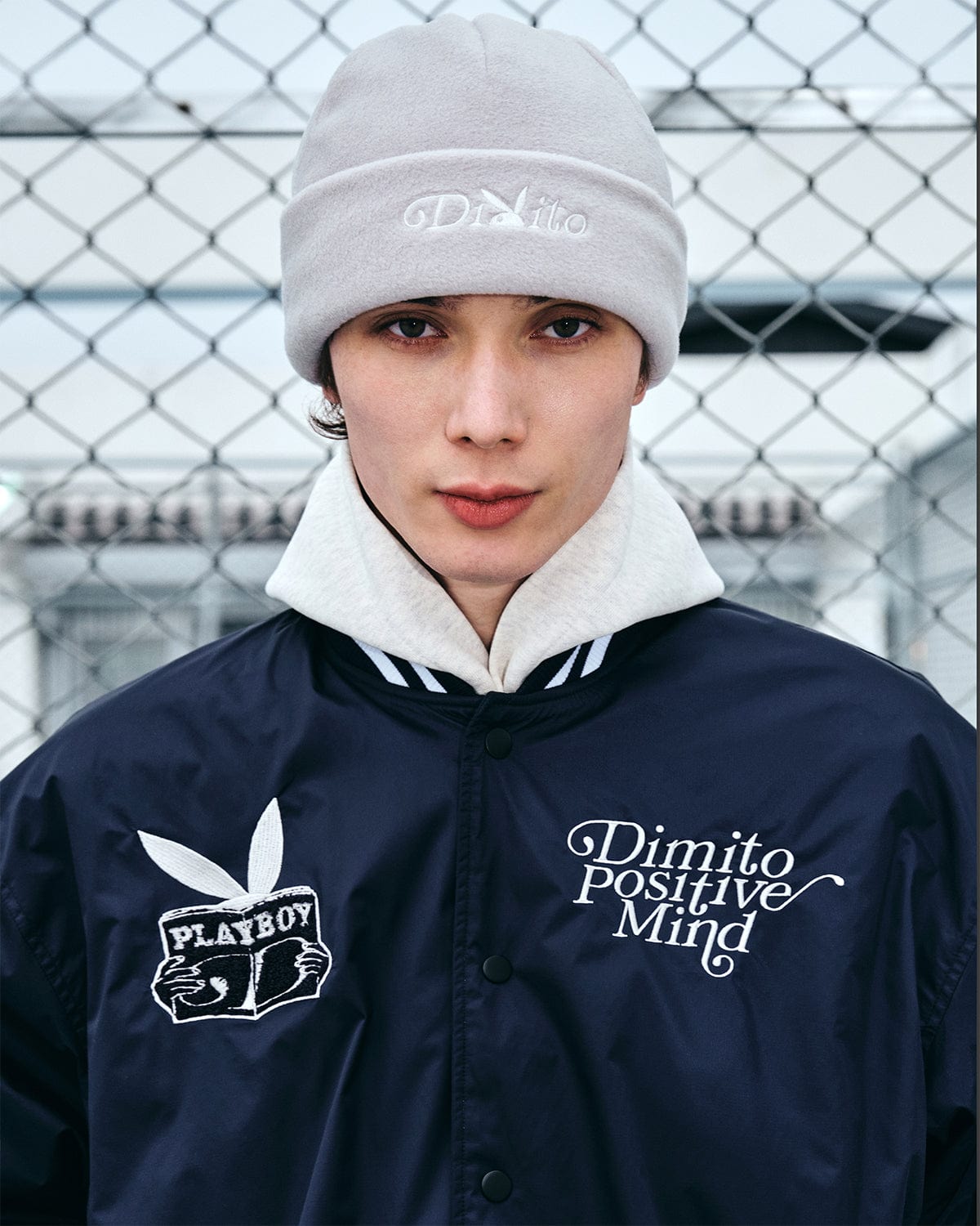 VERT POLARTEC (PLAYBOY X DIMITO) TEAM JACKET NAVY