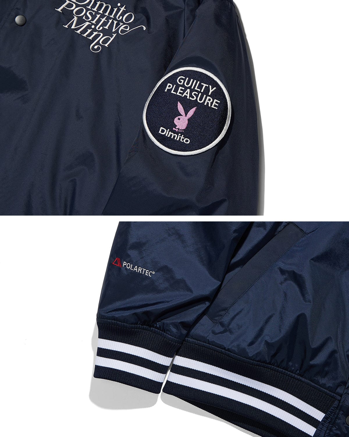 VERT POLARTEC (PLAYBOY X DIMITO) TEAM JACKET NAVY