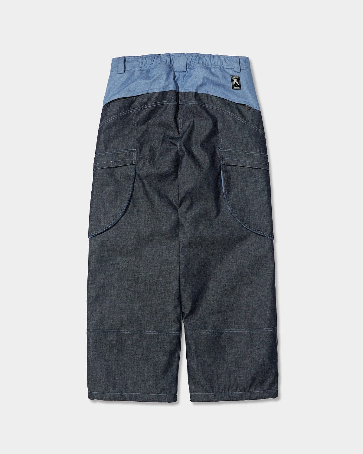 VERT POLARTEC (PLAYBOY X DIMITO) WAVE PANTS BLACK DENIM (Semi Wide Fit)