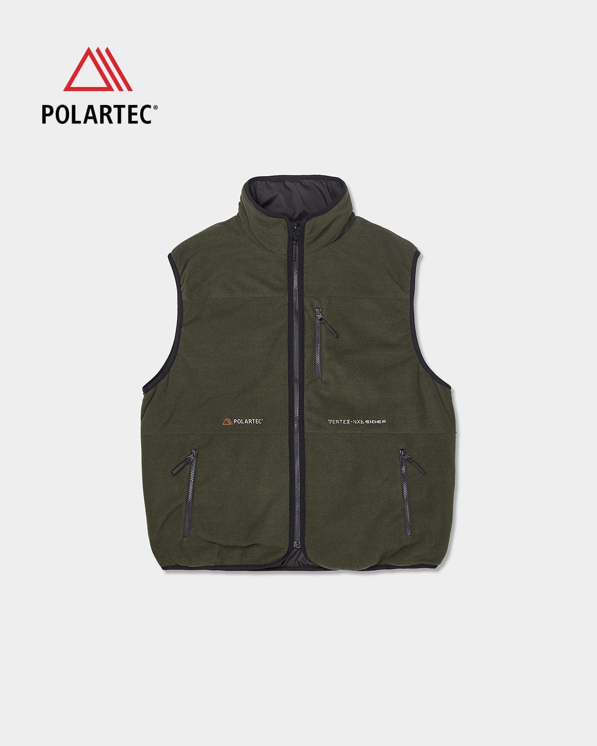 VERT POLARTEC (VTX X EIDER) REVERSIBLE VEST GREEN