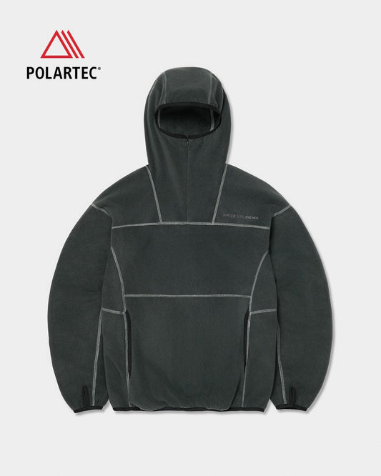 VERT POLARTEC (VTX X EIDER) STITCHED HOODIE CHARCOAL