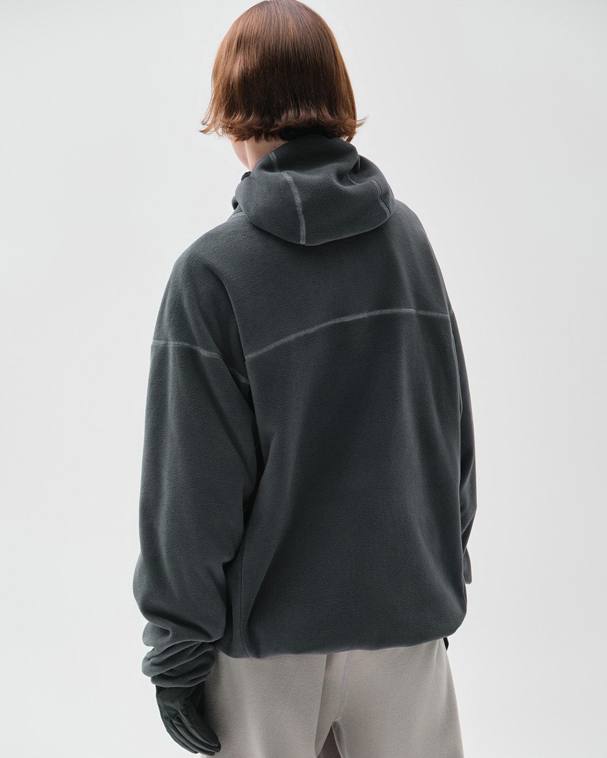 VERT POLARTEC (VTX X EIDER) STITCHED HOODIE CHARCOAL