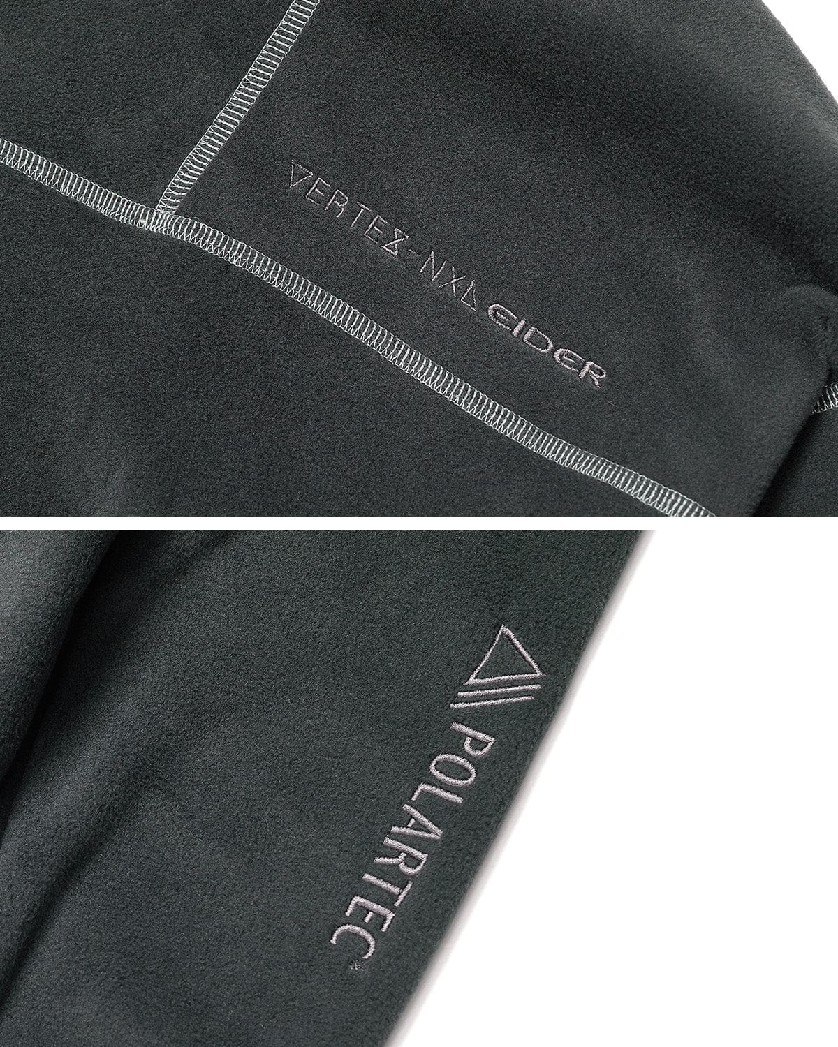 VERT POLARTEC (VTX X EIDER) STITCHED HOODIE CHARCOAL