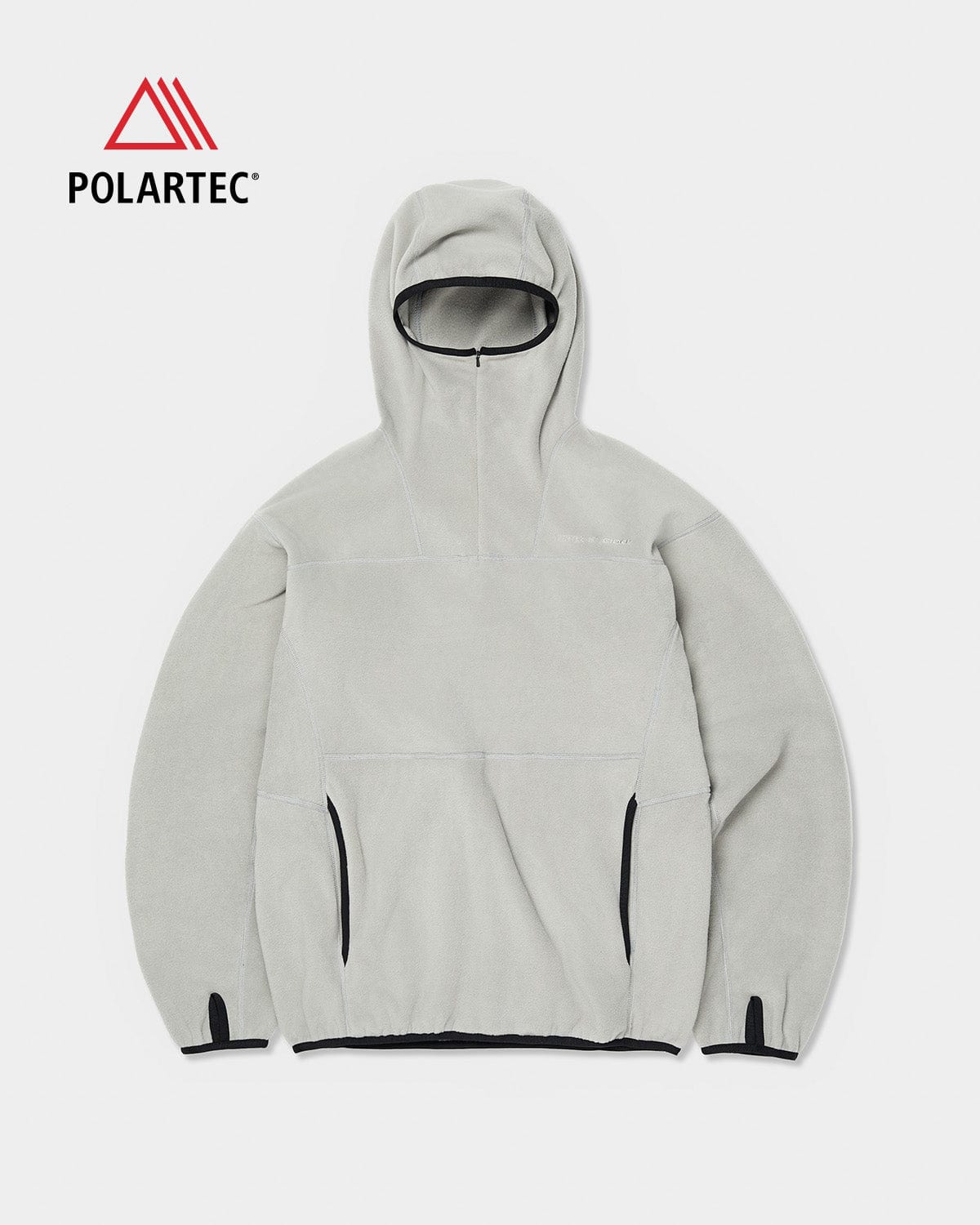 VERT POLARTEC (VTX X EIDER) STITCHED HOODIE GREY